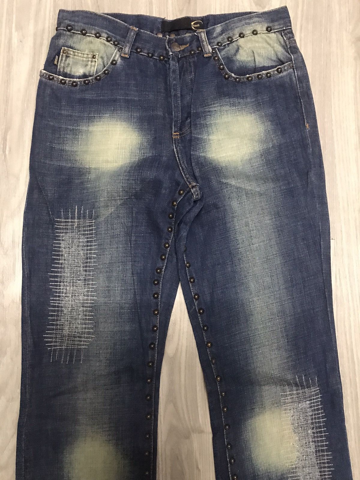 Just Cavalli Just Cavalli Flare Studded Jeans Size US 30 / EU 46 - 6 Thumbnail