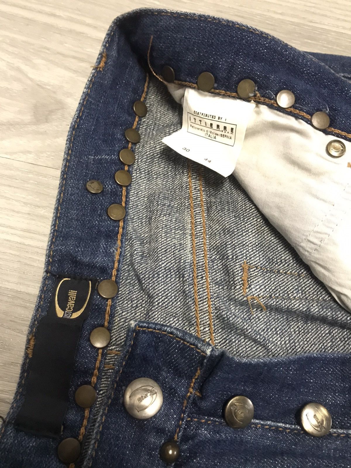 Just Cavalli Just Cavalli Flare Studded Jeans Size US 30 / EU 46 - 12 Thumbnail