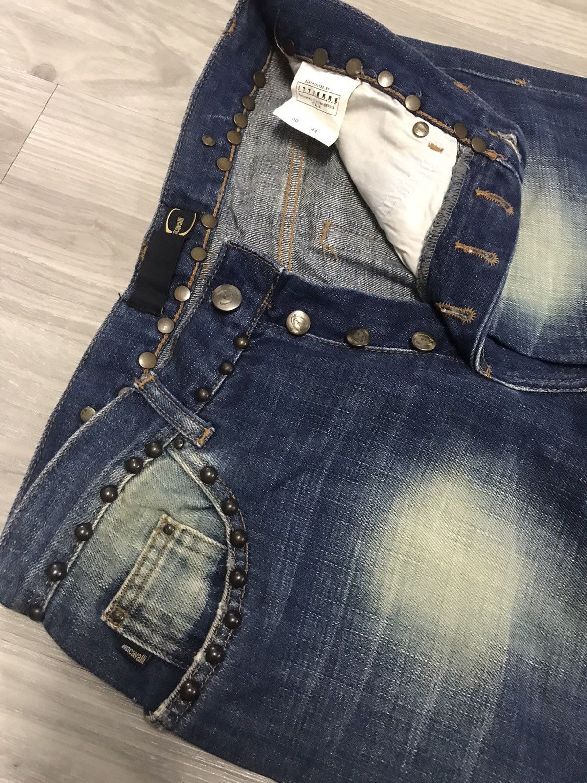 Just Cavalli Just Cavalli Flare Studded Jeans Size US 30 / EU 46 - 7 Thumbnail