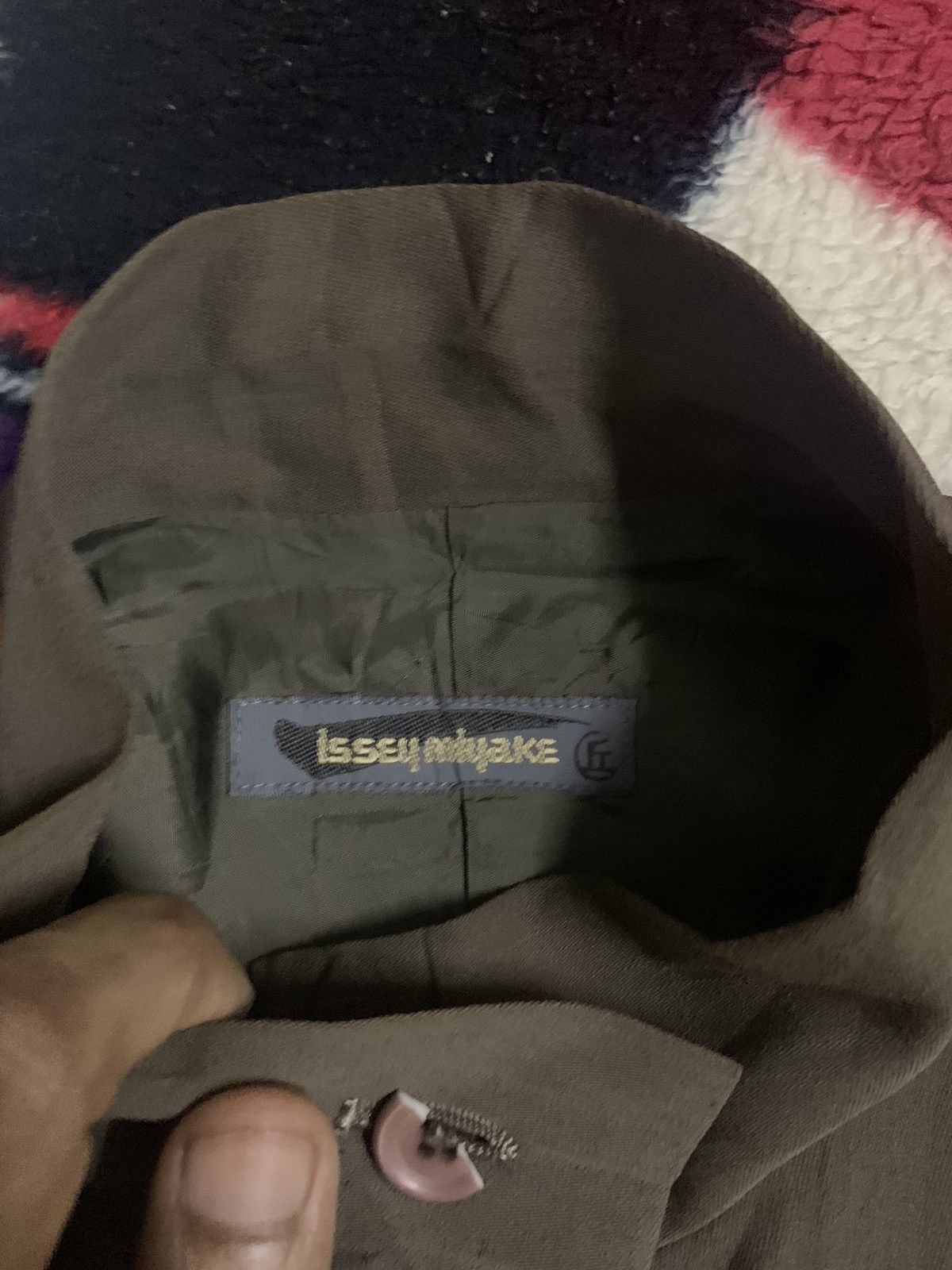 Issey Miyake 80s ISSEY MIYAKE BLAZZER BRUSH TAG Size 34R - 4 Thumbnail