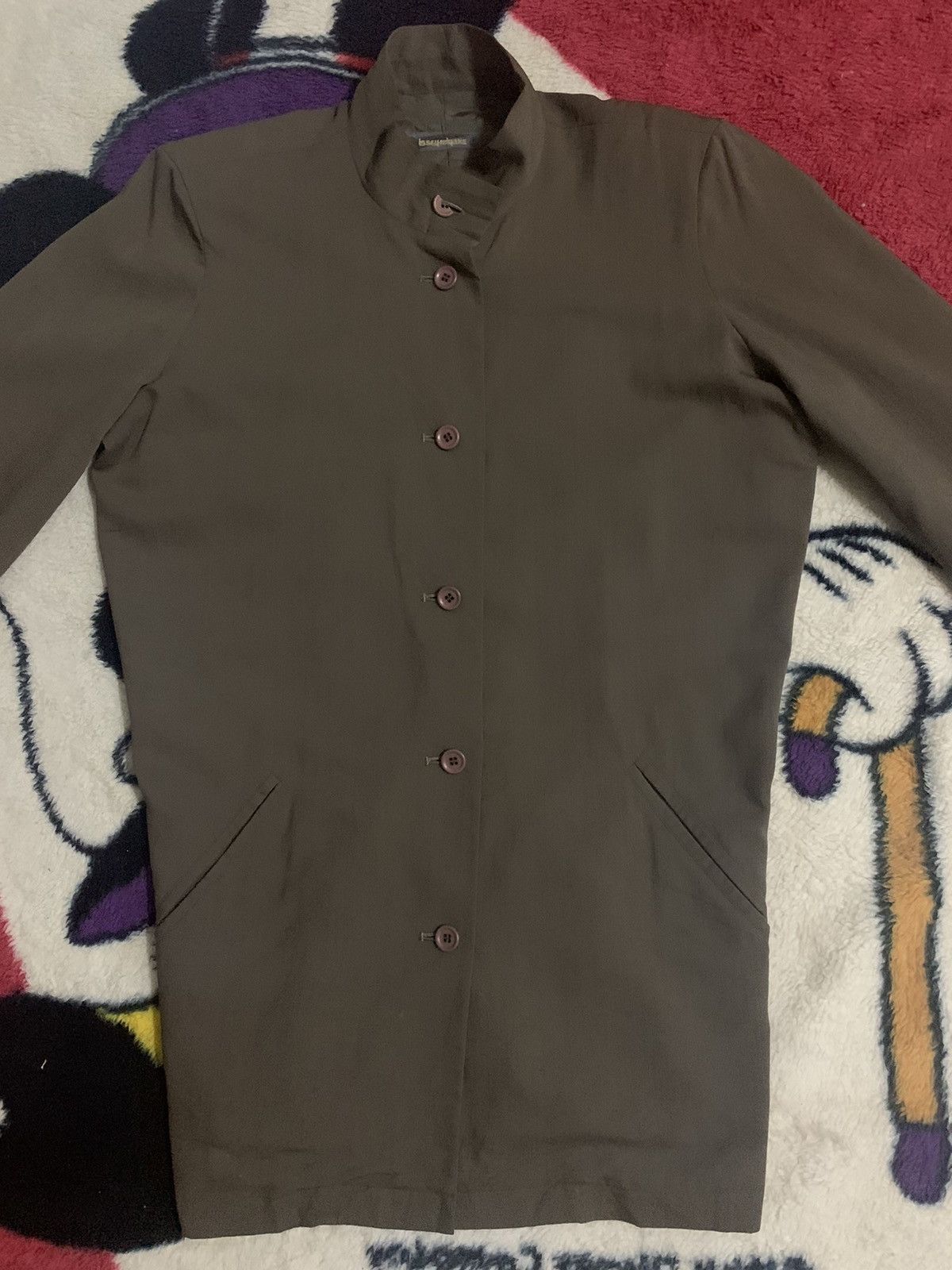 Issey Miyake 80s ISSEY MIYAKE BLAZZER BRUSH TAG Size 34R - 2 Thumbnail