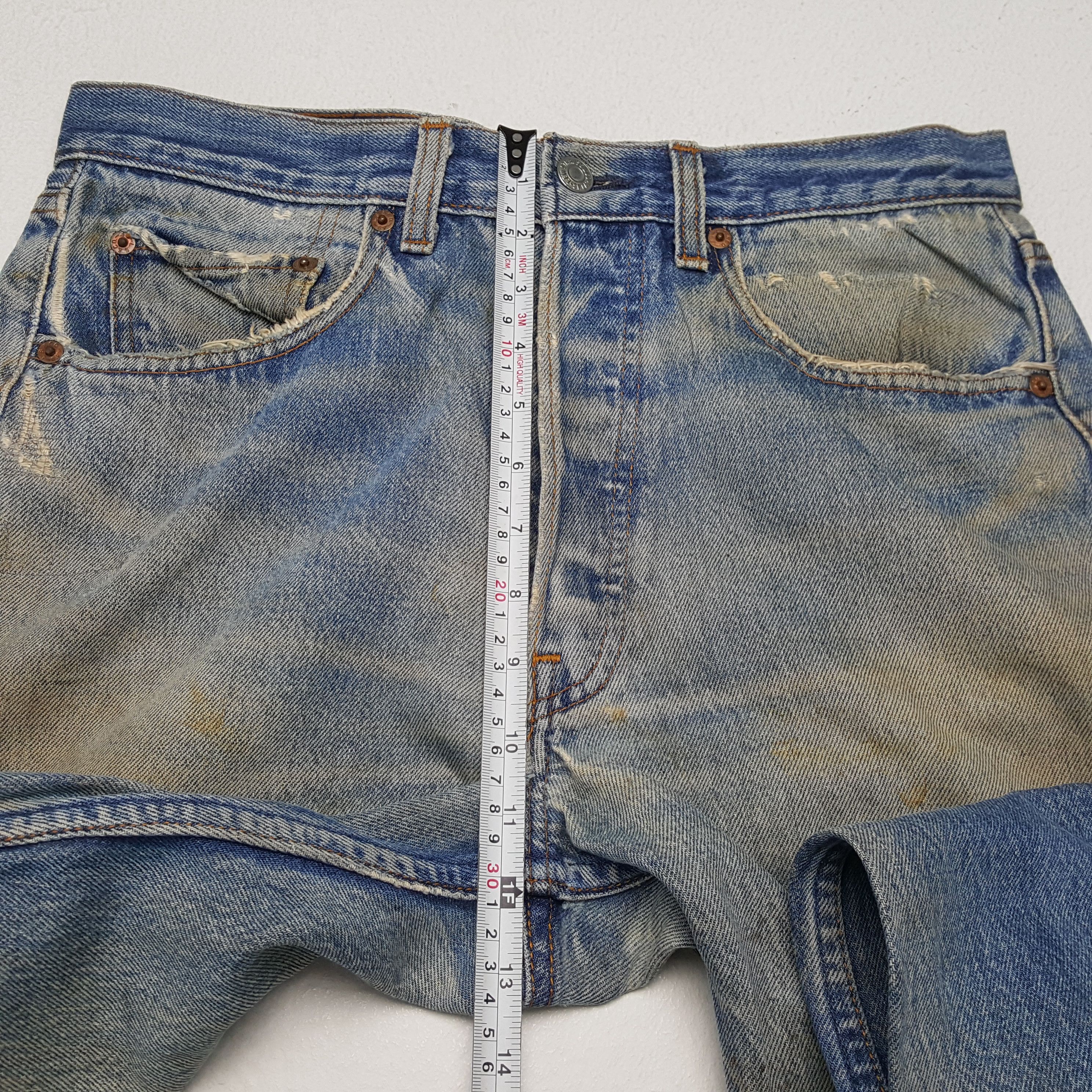Levi's × Vintage Vintage LEVI'S Kurt Cobain Distressed Denim Style Jeans Size US 31 - 8 Thumbnail