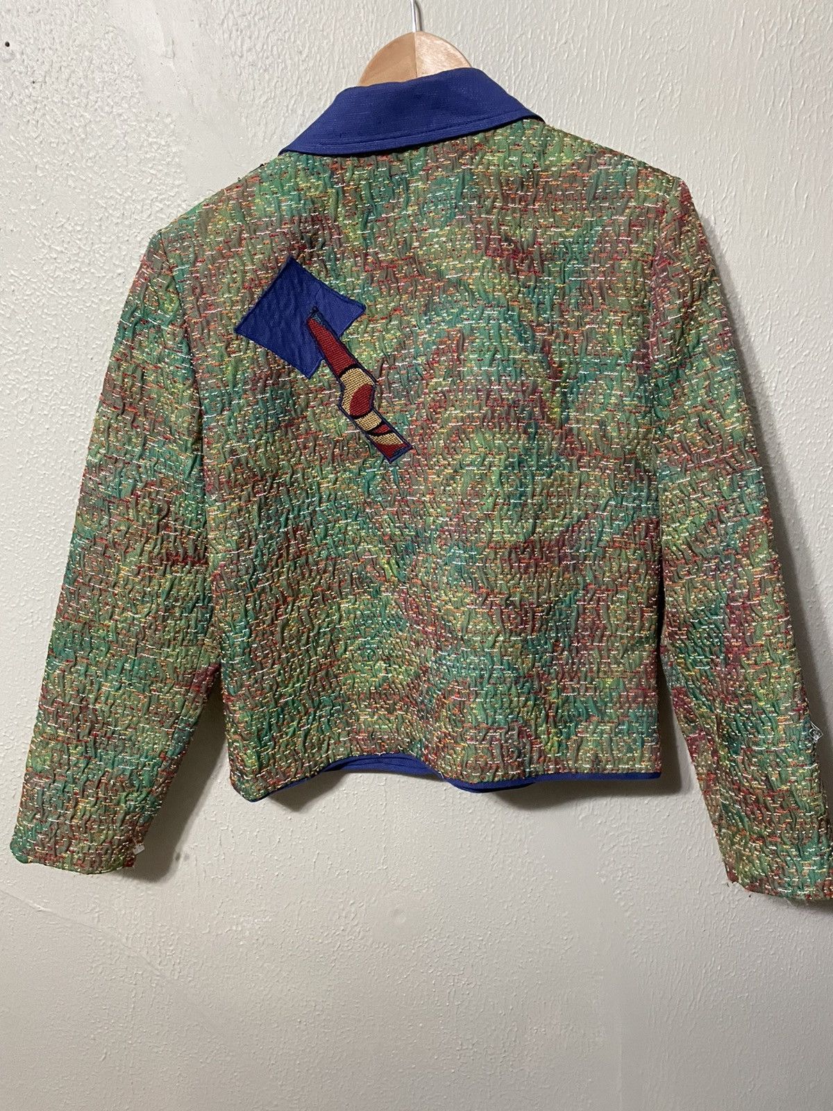 Vintage Vintage Escher Fleck Cardigan Size US XS / EU 42 / 0 - 3 Thumbnail