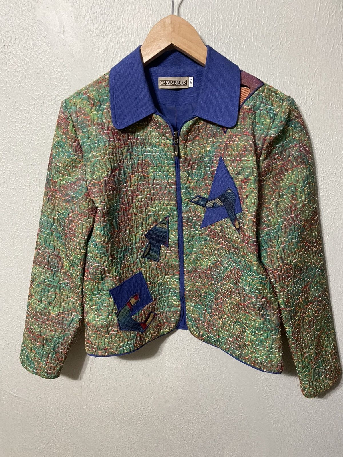 Vintage Vintage Escher Fleck Cardigan Size US XS / EU 42 / 0 - 1 Thumbnail