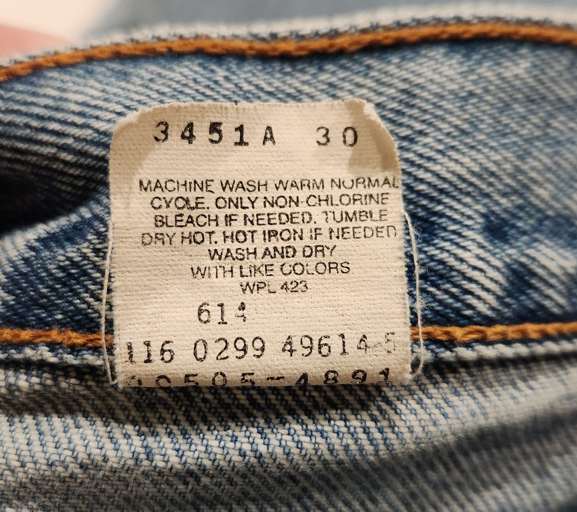 Levi's × Vintage Vintage 90s Levi's 505 Size US 29 - 4 Thumbnail