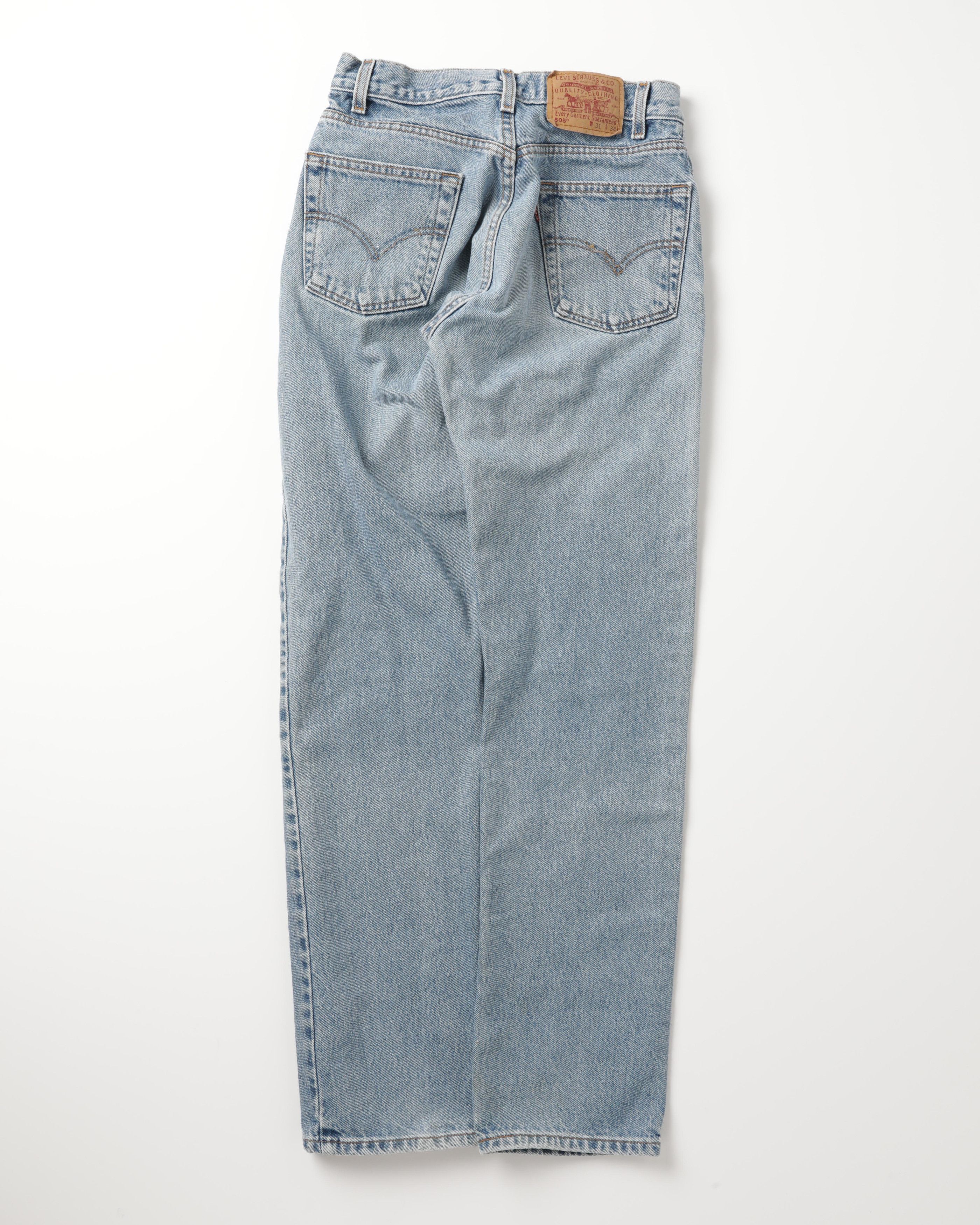 Levi's × Vintage Vintage 90s Levi's 505 Size US 29 - 2 Thumbnail