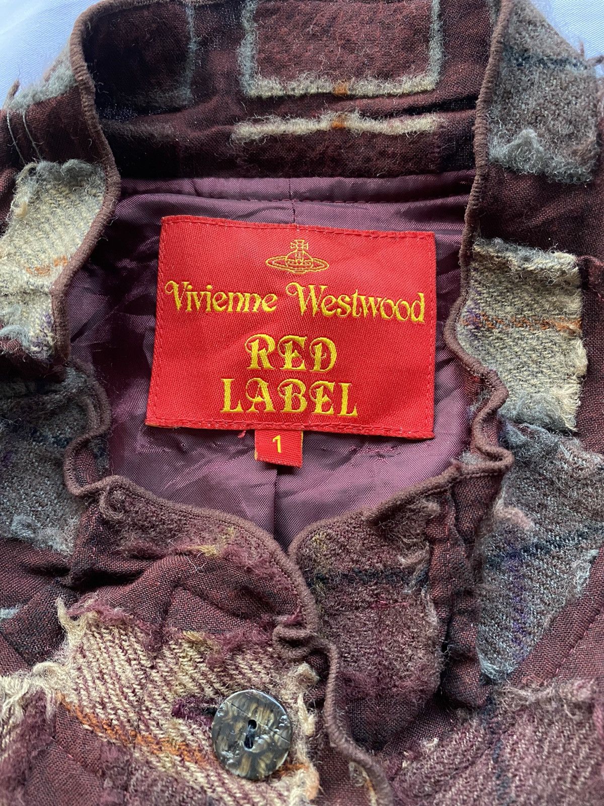 Vivienne Westwood 🔥BEST OFFER🔥Vivienne Westwood Button Jacket Patchwork Design Size US M / EU 48-50 / 2 - 18 Thumbnail