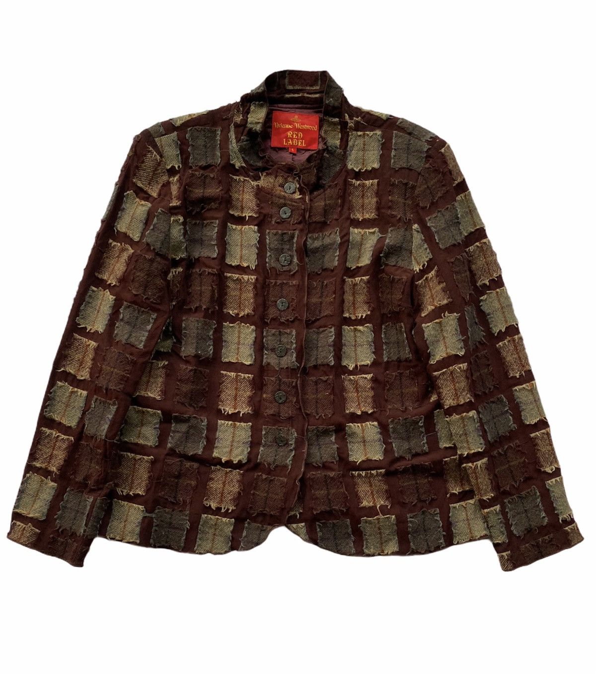 Vivienne Westwood 🔥BEST OFFER🔥Vivienne Westwood Button Jacket Patchwork Design Size US M / EU 48-50 / 2 - 1 Thumbnail