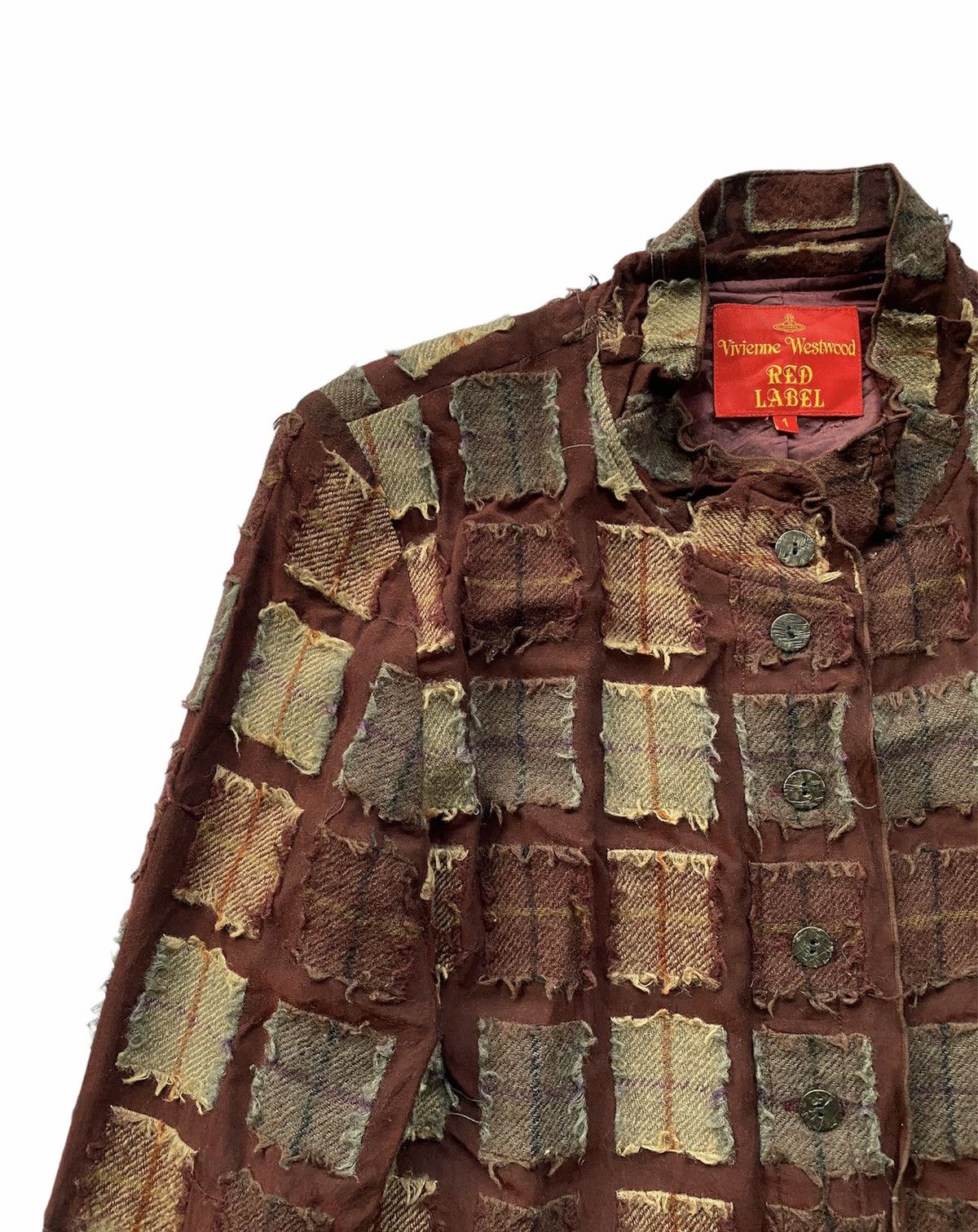 Vivienne Westwood 🔥BEST OFFER🔥Vivienne Westwood Button Jacket Patchwork Design Size US M / EU 48-50 / 2 - 8 Thumbnail