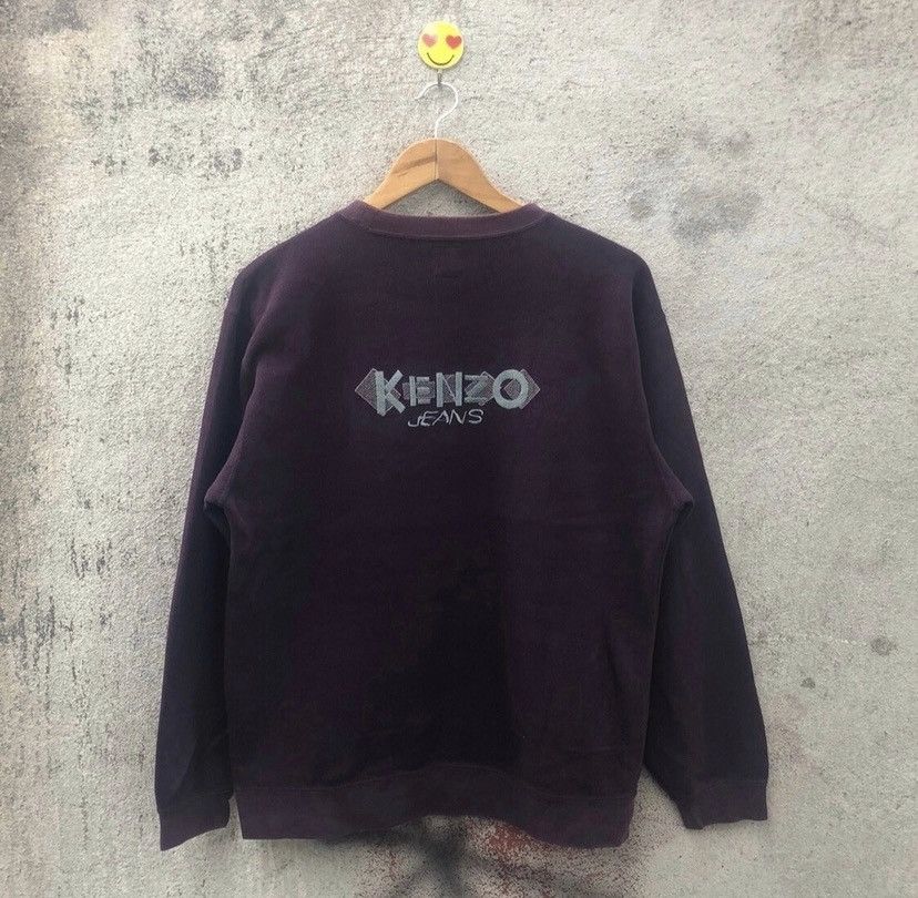 Vintage 90s kenzo jeans sweatshirt big logo