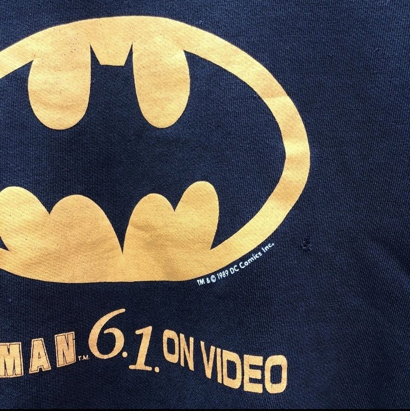 DC Comics Vintage 80s batman sweatshirt 1989 warner bros Size US M / EU 48-50 / 2 - 11 Thumbnail