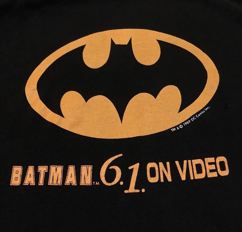 DC Comics Vintage 80s batman sweatshirt 1989 warner bros Size US M / EU 48-50 / 2 - 2 Thumbnail