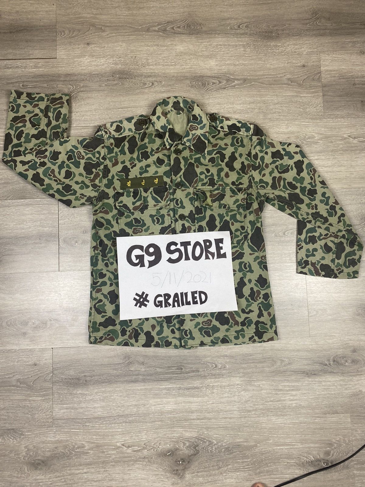 Vintage STEAL 🔥 Vintage 80s Duck Camo Military HBT Jacket Size M / US 6-8 / IT 42-44 - 8 Thumbnail