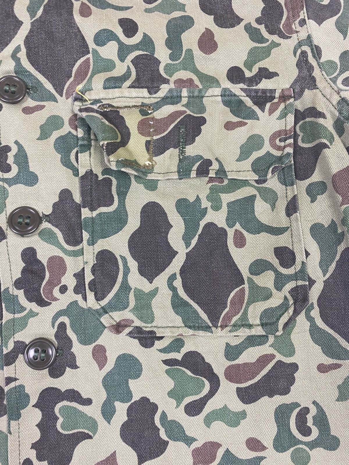 Vintage STEAL 🔥 Vintage 80s Duck Camo Military HBT Jacket Size M / US 6-8 / IT 42-44 - 4 Thumbnail