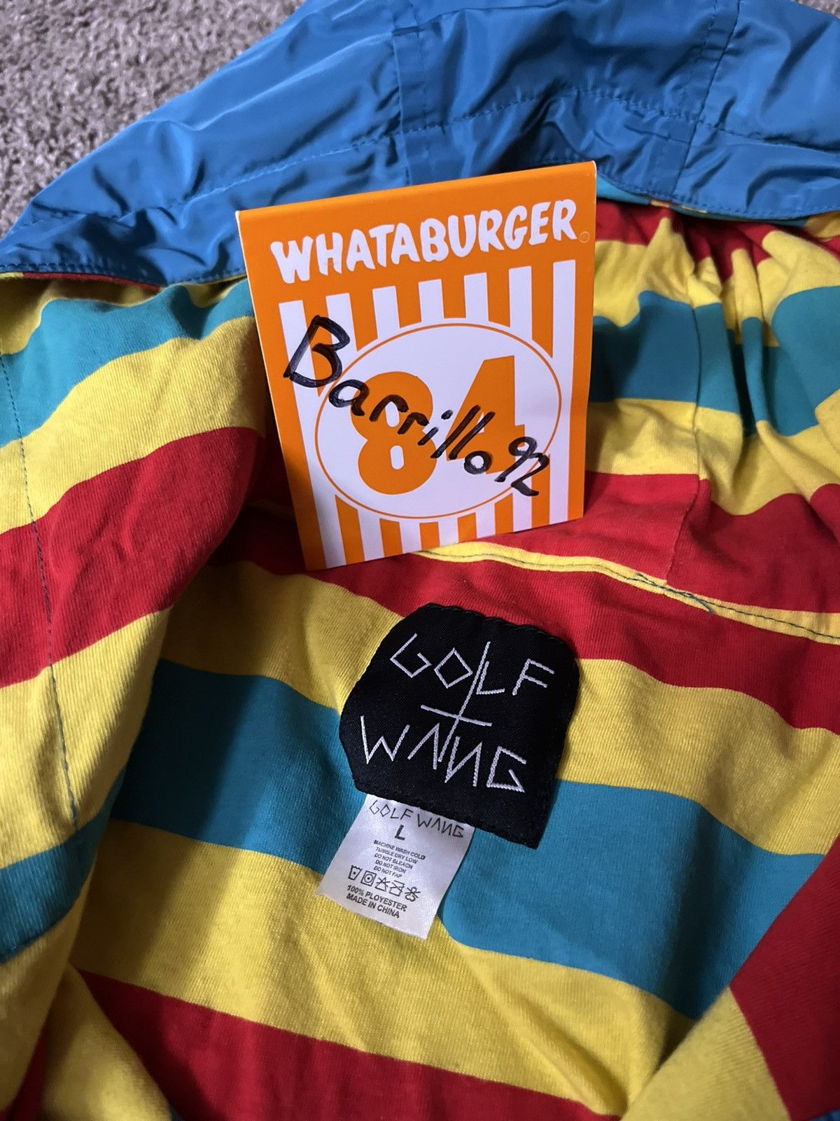 Golf Wang Golf Wang Native Cat Wind breaker Size US L / EU 52-54 / 3 - 6 Thumbnail