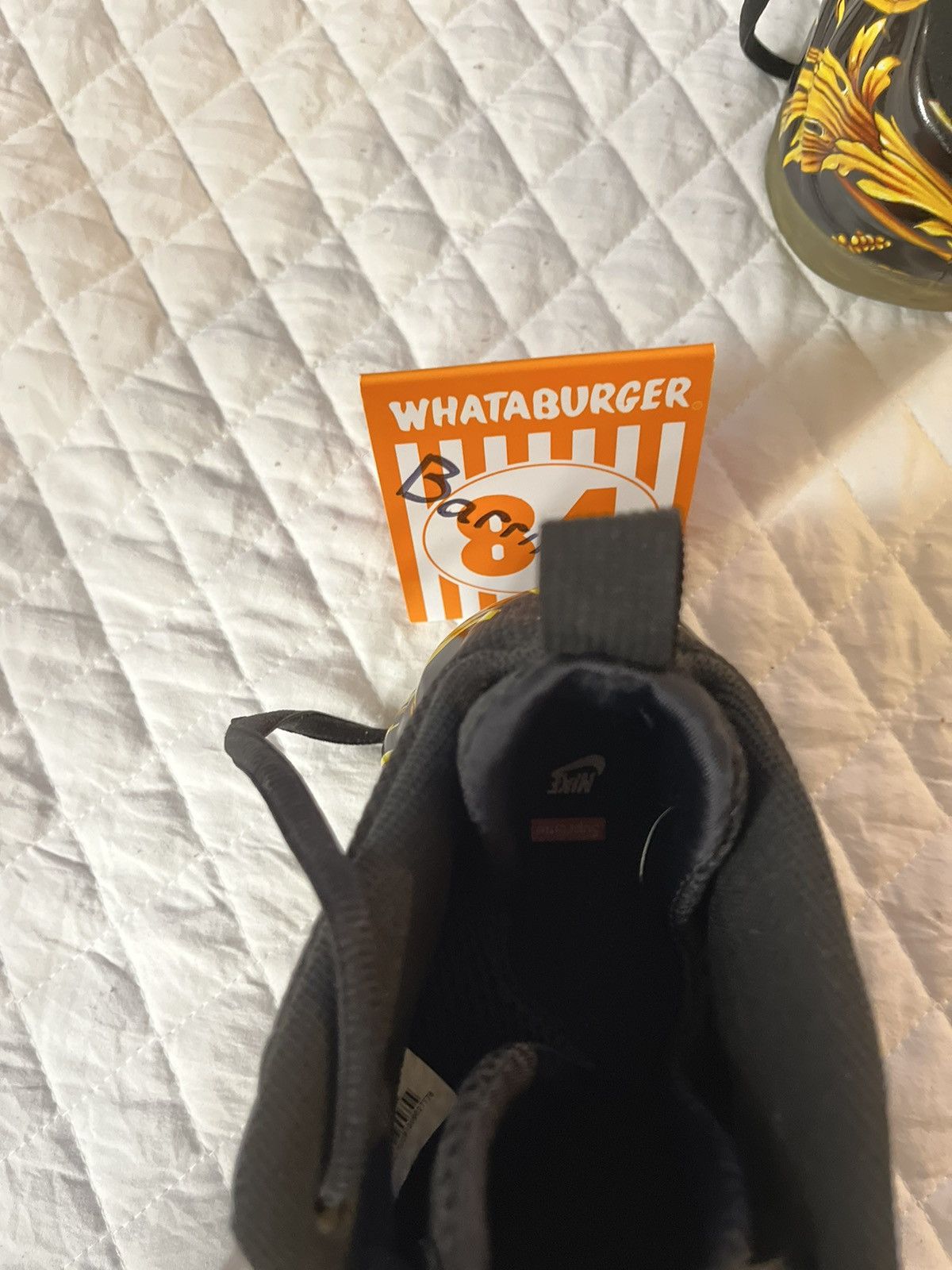 Nike × Supreme Supreme x Air Foamposite One SP Black 2014 Size US 11 / EU 44 - 7 Thumbnail