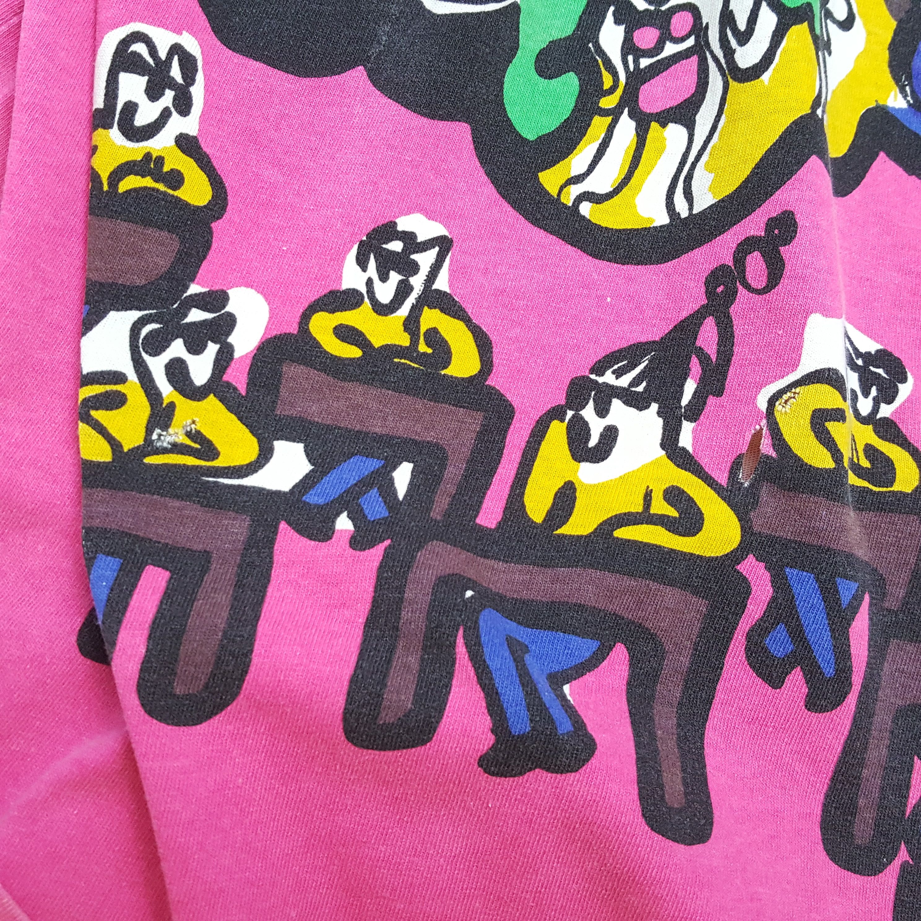 Vintage 90's KOZMIK Streetwear Art Japanese Style T-Shirt cp