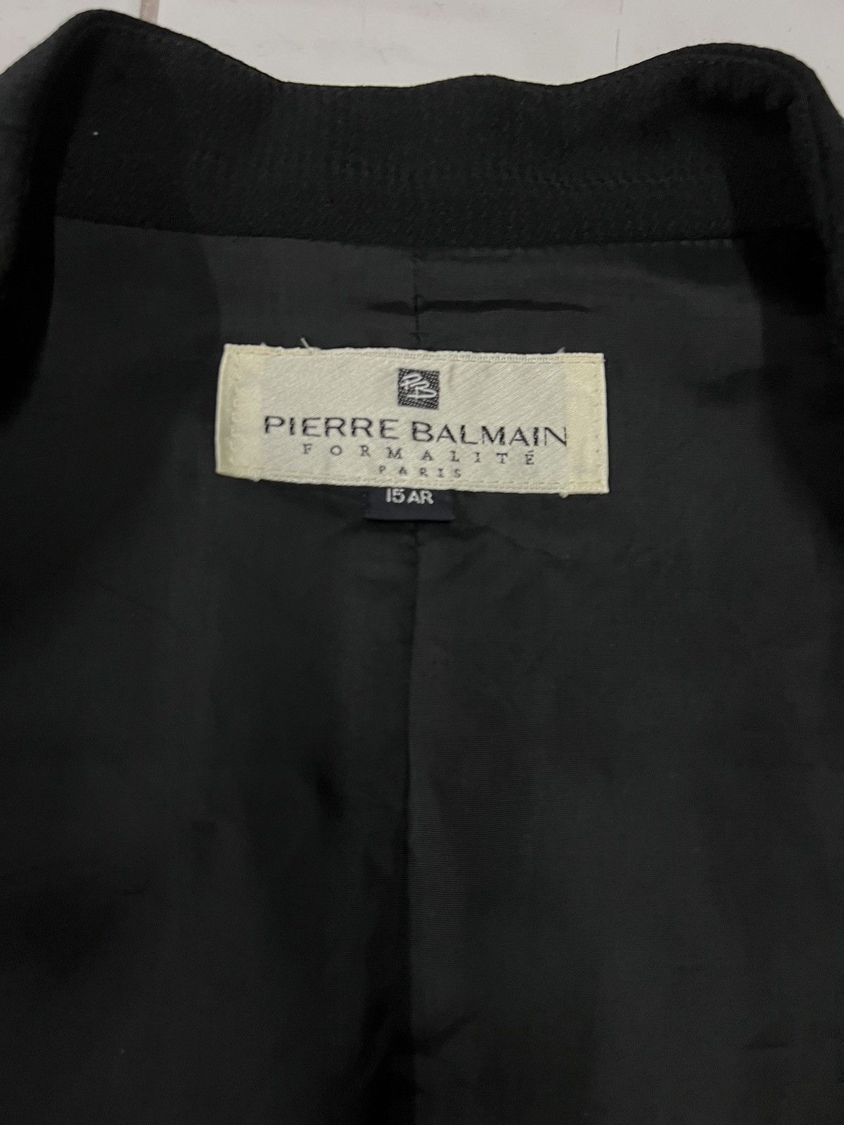 Balmain PB pierre balmain collarless blazer Size 34R - 6 Thumbnail