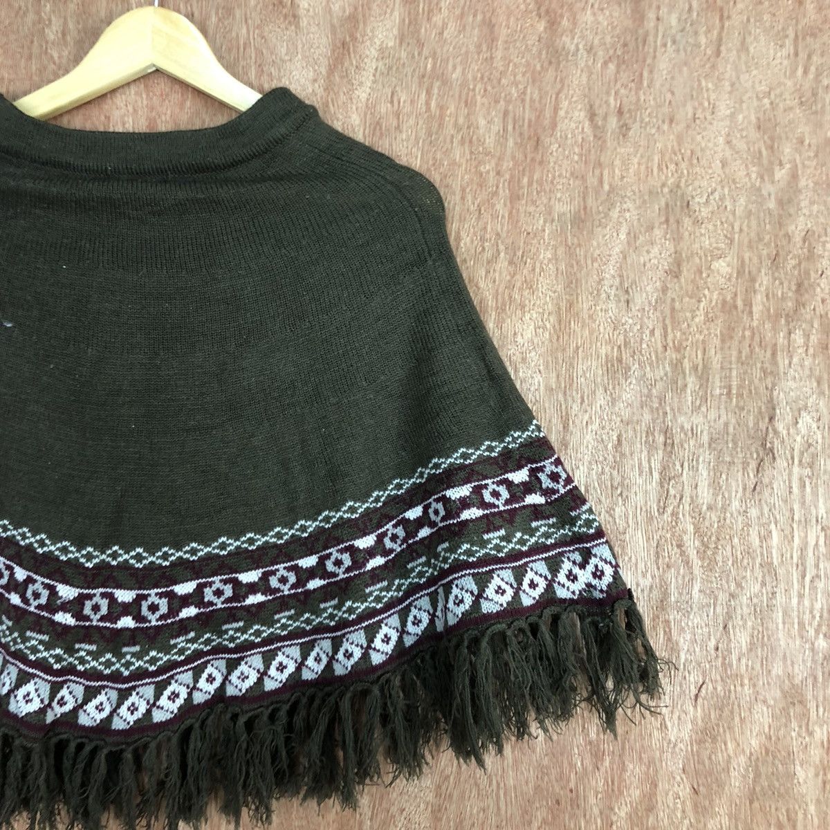 Homespun Knitwear Mignon Brown Knitwear cardigan cloaks capes #c733 Size US M / EU 48-50 / 2 - 7 Thumbnail