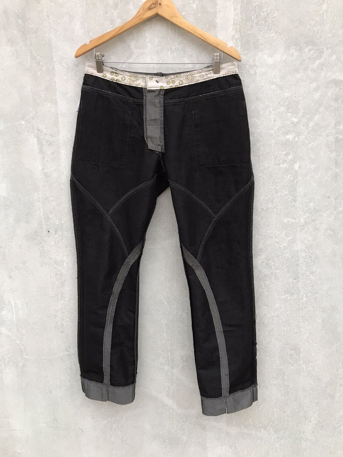 Japanese Brand Glitter Tecno Pant By Olleborebla Size US 32 / EU 48 - 10 Thumbnail