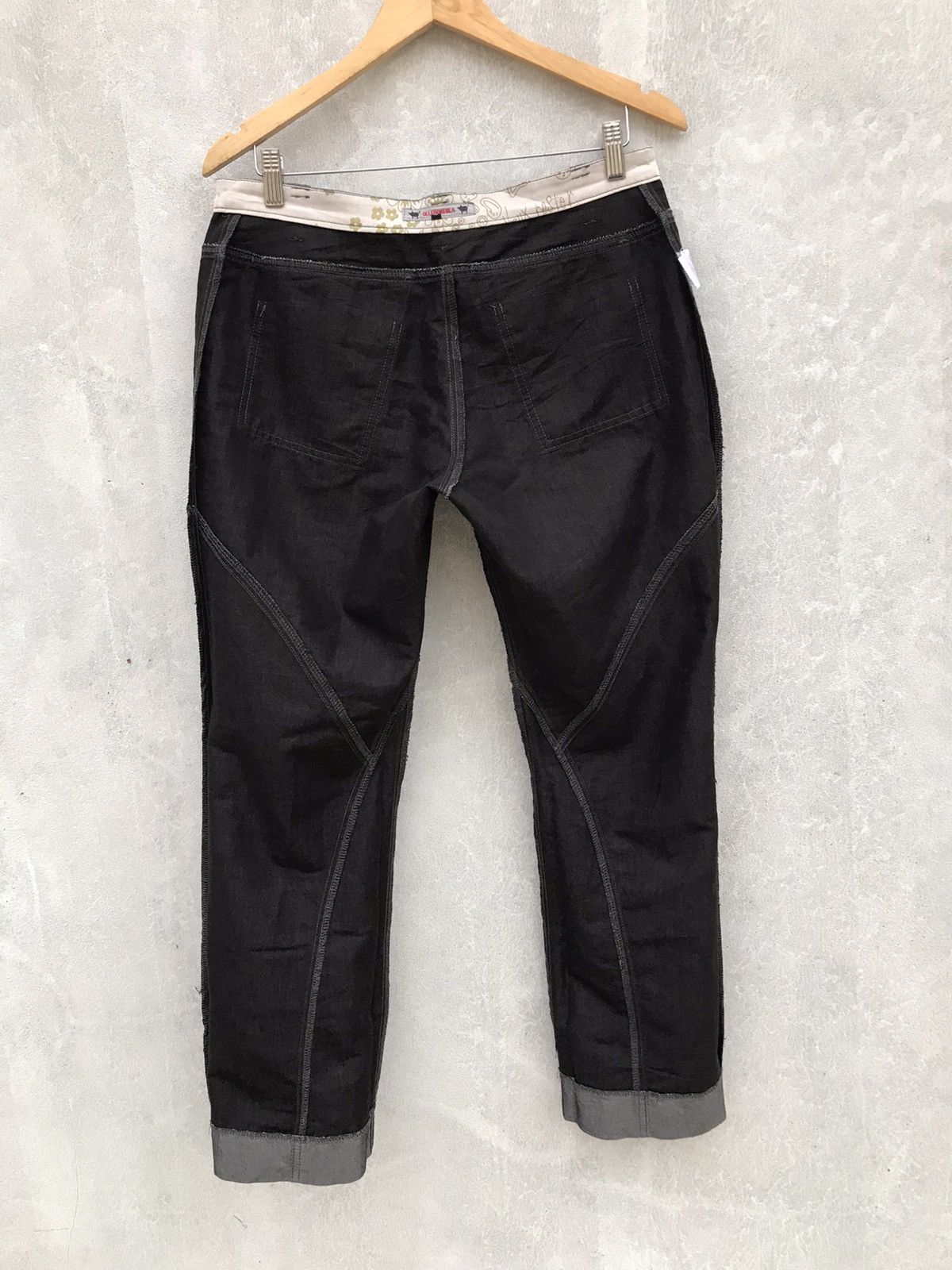 Japanese Brand Glitter Tecno Pant By Olleborebla Size US 32 / EU 48 - 11 Thumbnail