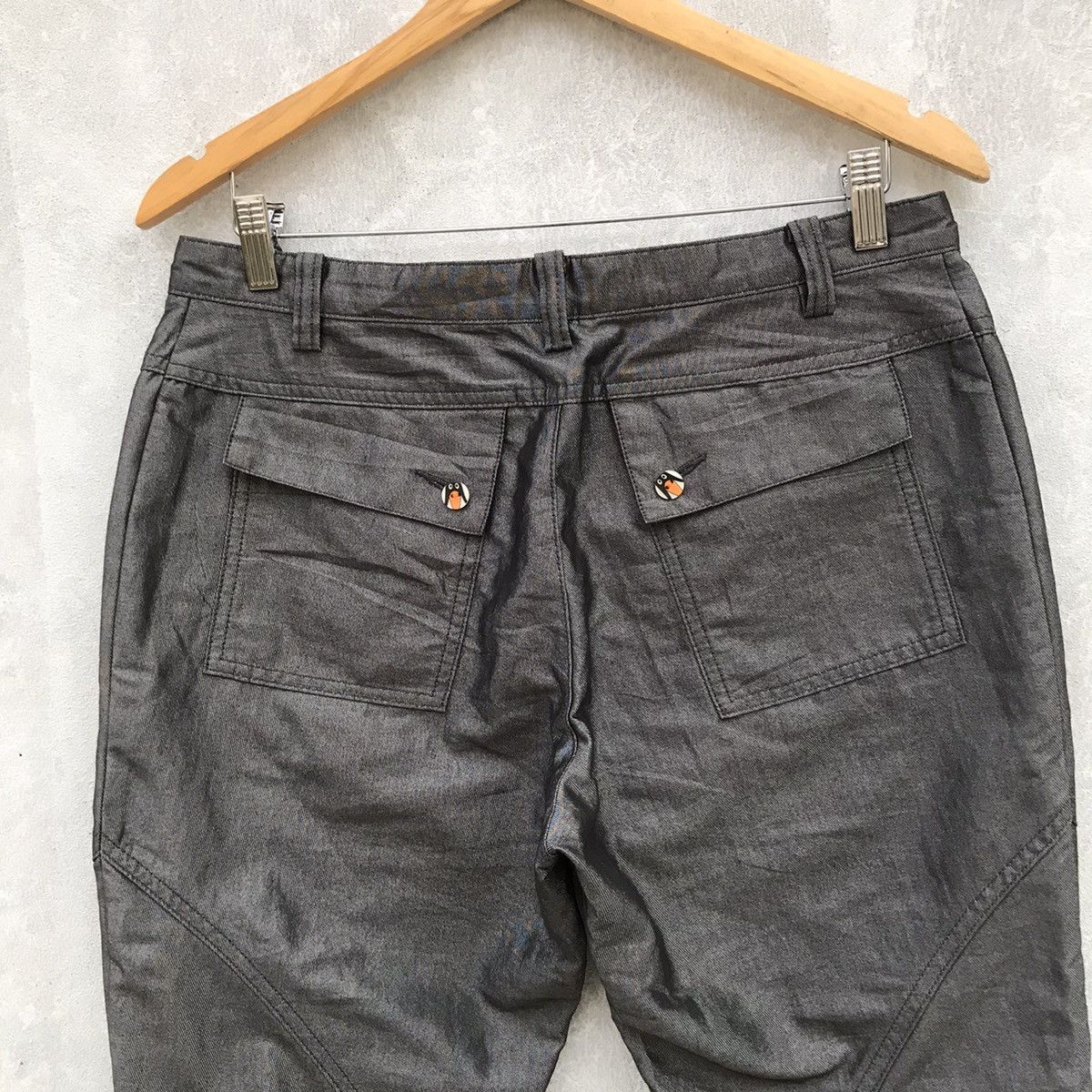 Japanese Brand Glitter Tecno Pant By Olleborebla Size US 32 / EU 48 - 4 Thumbnail