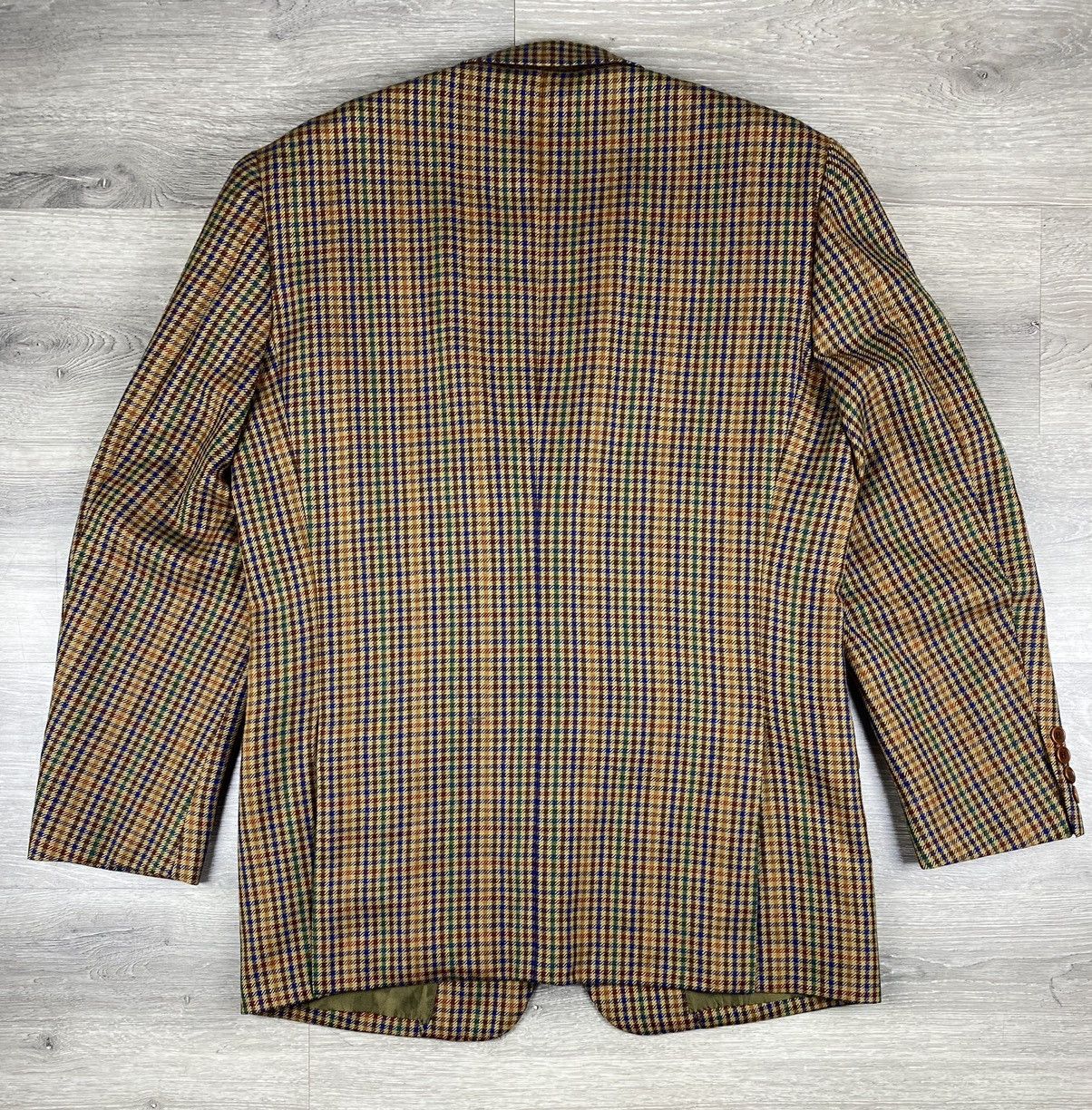 Henry Cotton's Henry Cottons Nova Check Style Blazer Wool Coats Jacket Size US L / EU 52-54 / 3 - 10 Thumbnail