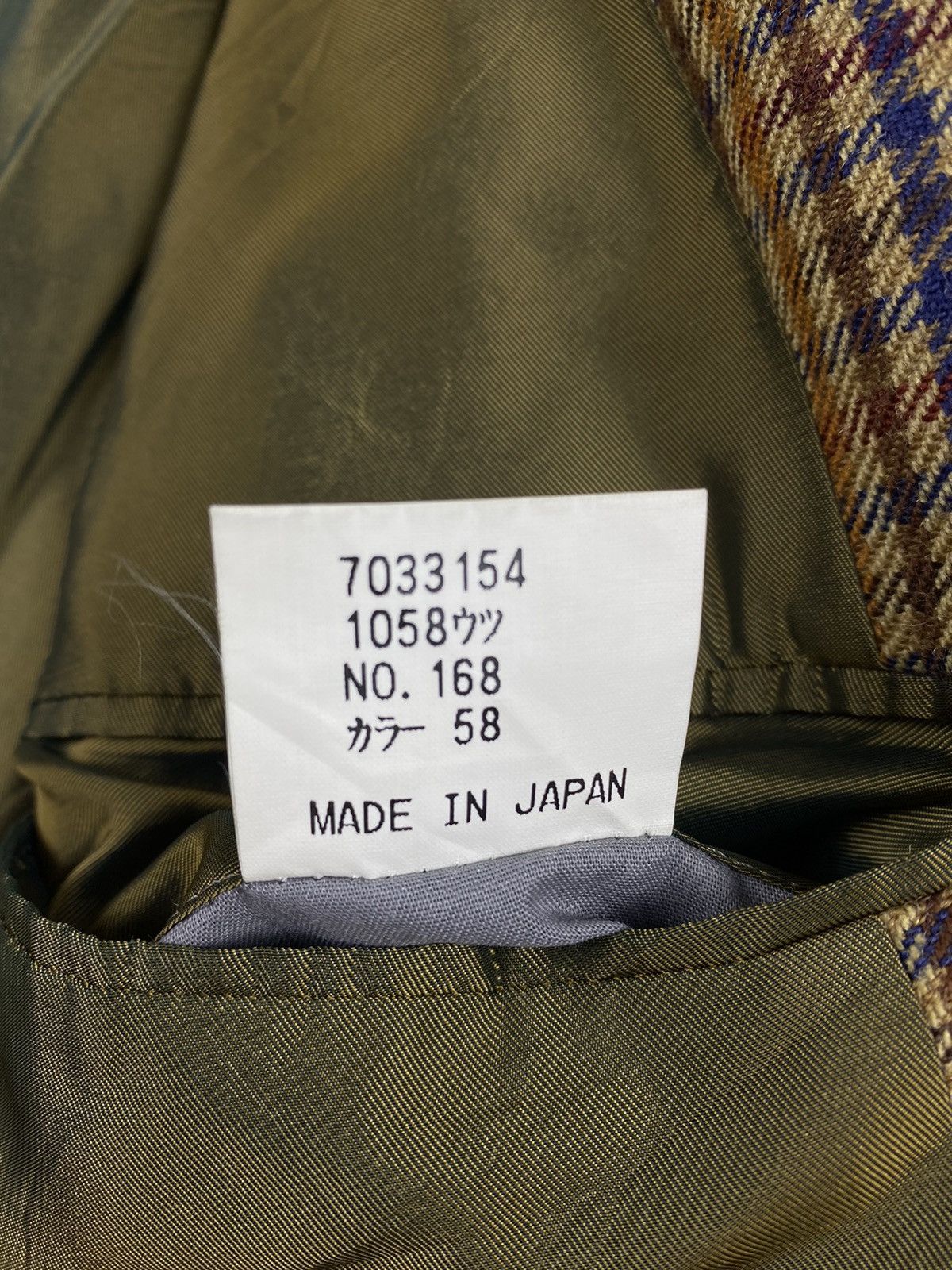Henry Cotton's Henry Cottons Nova Check Style Blazer Wool Coats Jacket Size US L / EU 52-54 / 3 - 9 Thumbnail