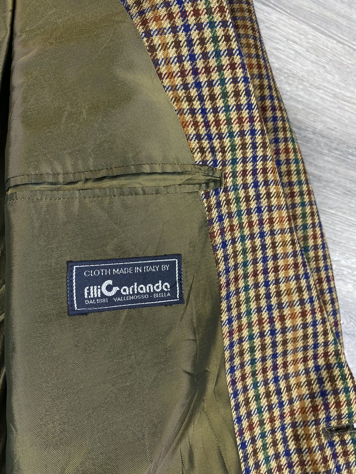 Henry Cotton's Henry Cottons Nova Check Style Blazer Wool Coats Jacket Size US L / EU 52-54 / 3 - 6 Thumbnail