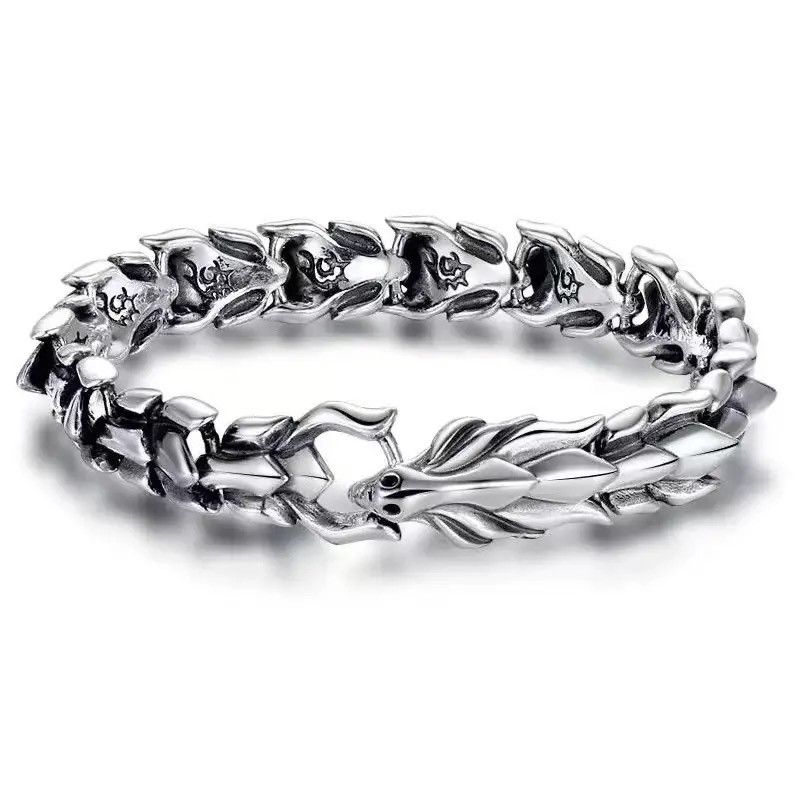 Jewelry Snake Ouroboros Dragon Bone Bracelet Size ONE SIZE - 2 Thumbnail