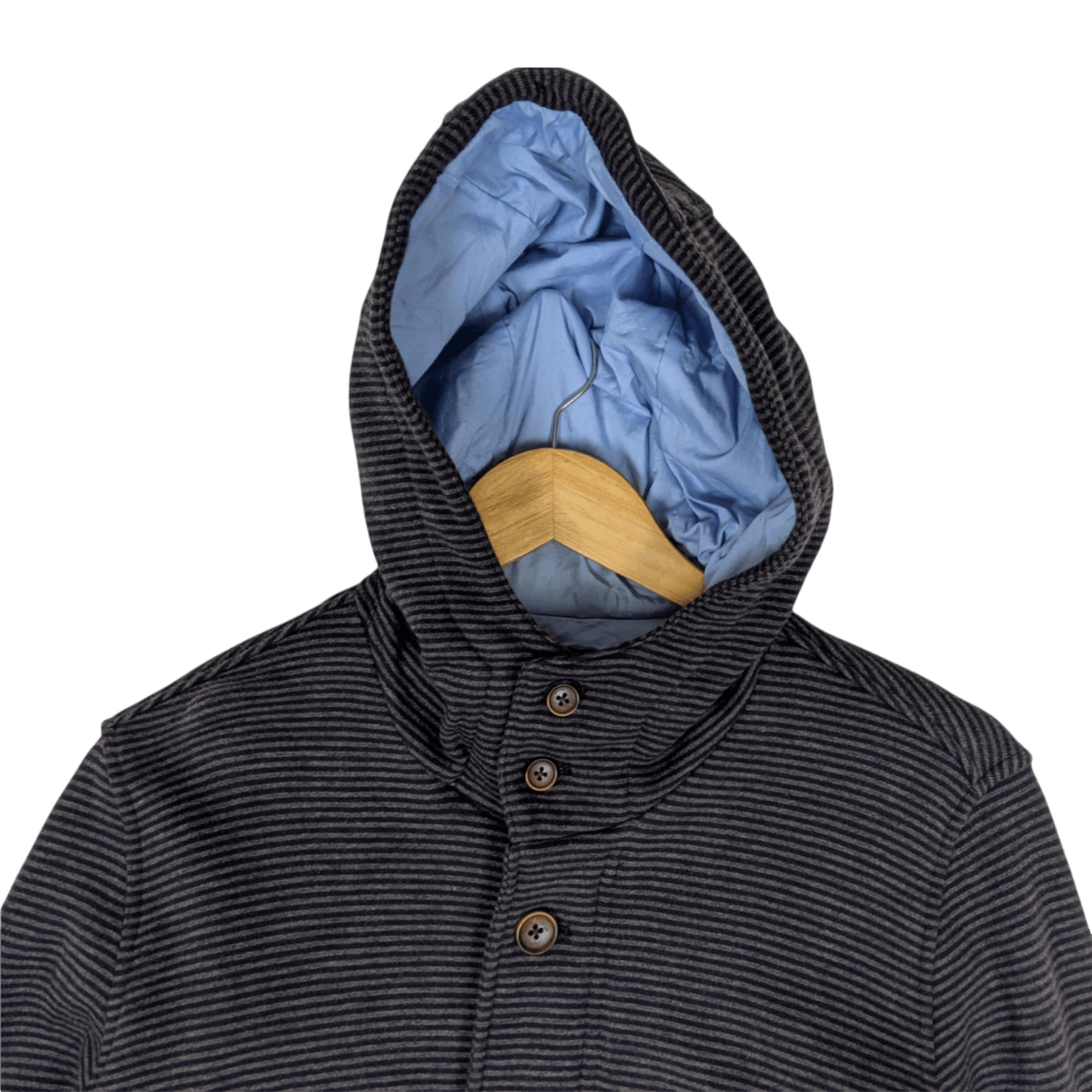 Japanese Brand × United Arrows UNITED ARROWS Striped Button Up Jacket Hoodie Size M / US 6-8 / IT 42-44 - 4 Thumbnail