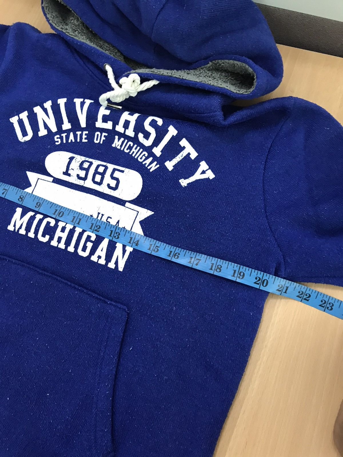 Michigan University Big Printed Hoodie