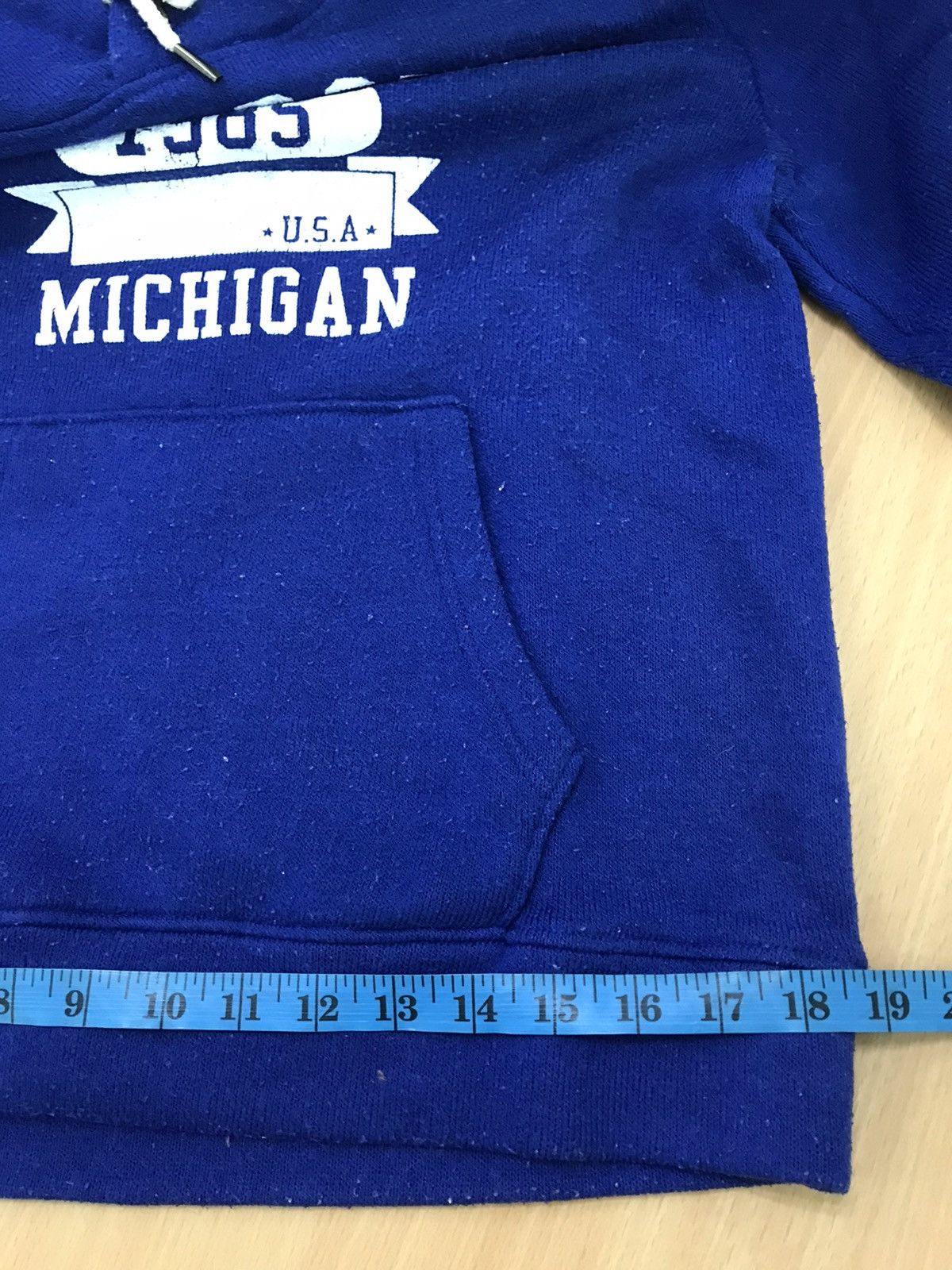 Michigan University Big Printed Hoodie