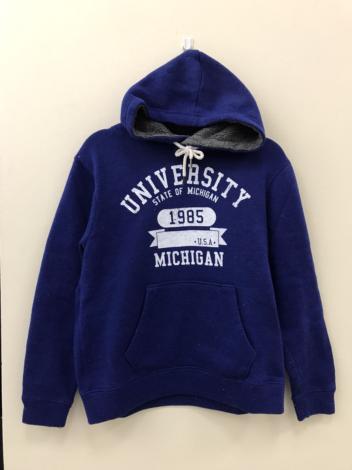 Michigan University Big Printed Hoodie