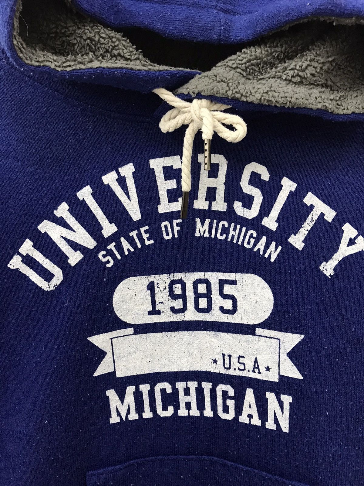 Michigan University Big Printed Hoodie