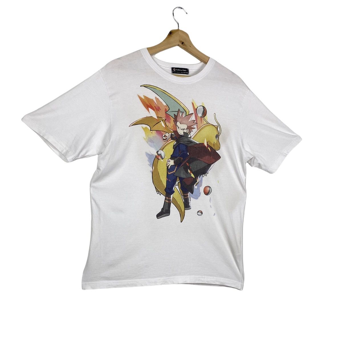 Anime OFFER 🔥 Vintage Dragonite Character of Pokemon Tshirt Tee Size US M / EU 48-50 / 2 - 2 Thumbnail