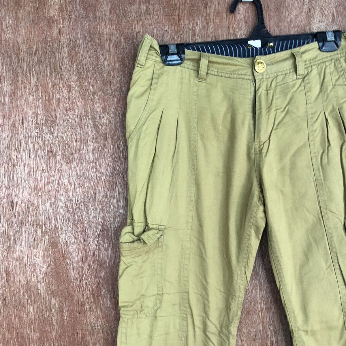 Japanese Brand Japan Brown Multipocket Tactical Cargo Pants #c928 Size US 27 - 6 Thumbnail