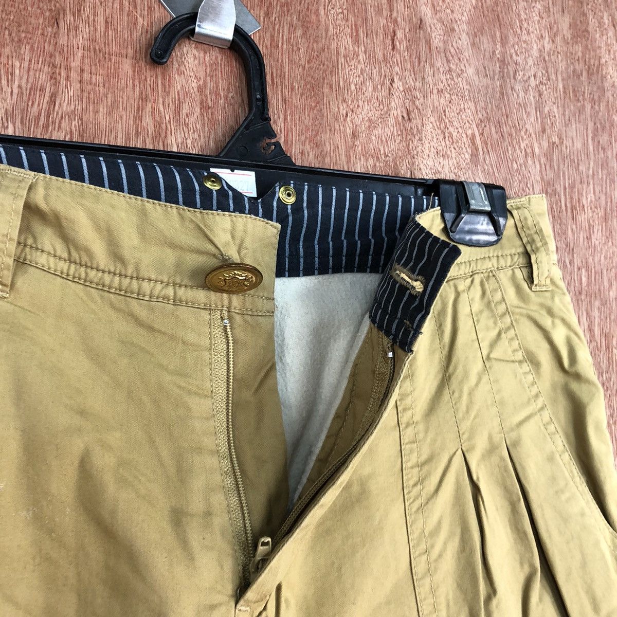 Japanese Brand Japan Brown Multipocket Tactical Cargo Pants #c928 Size US 27 - 7 Thumbnail