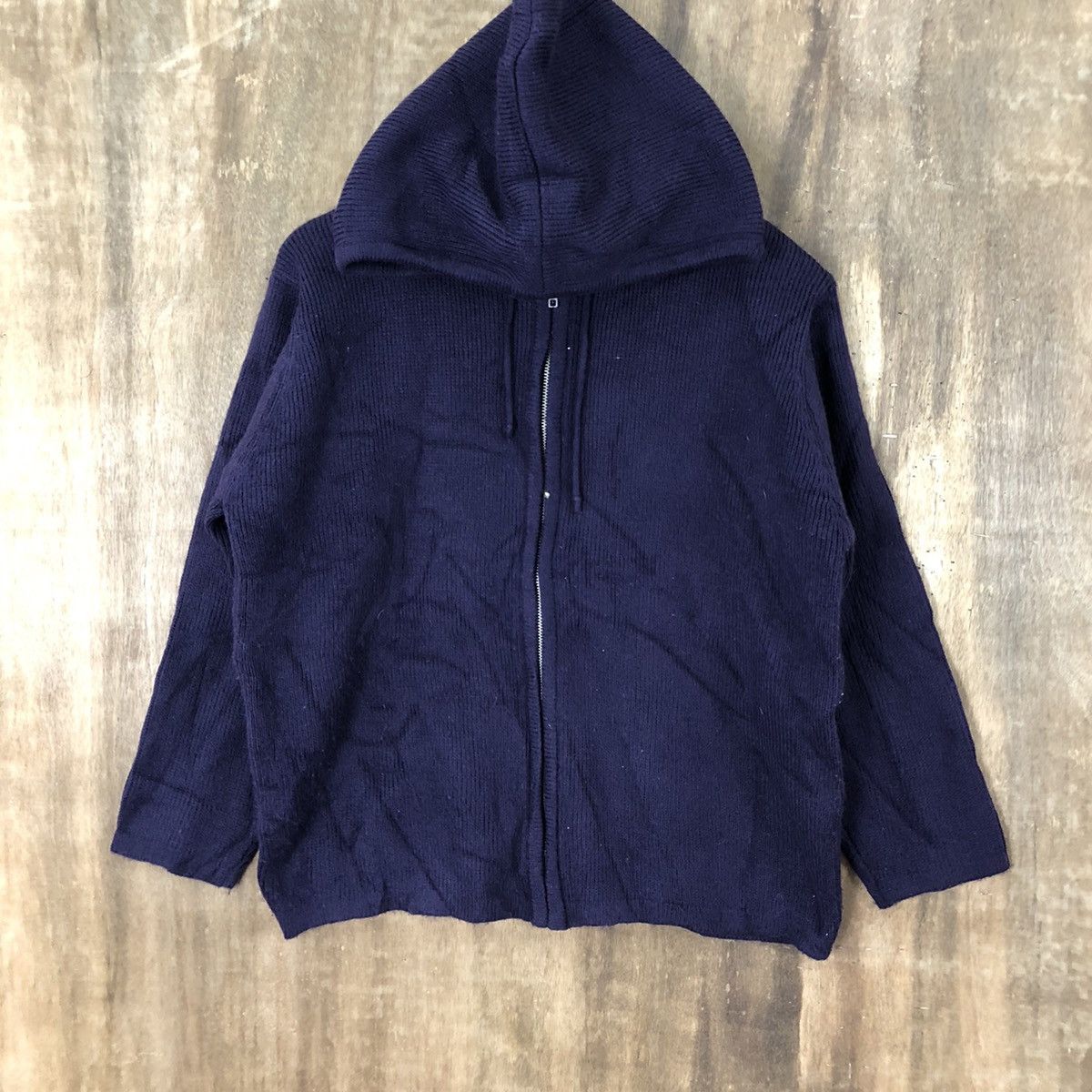 Aran Isles Knitwear Basnerico Tricot Hoodies Dark Purple Knitwear vintage #6336 Size US M / EU 48-50 / 2 - 3 Thumbnail
