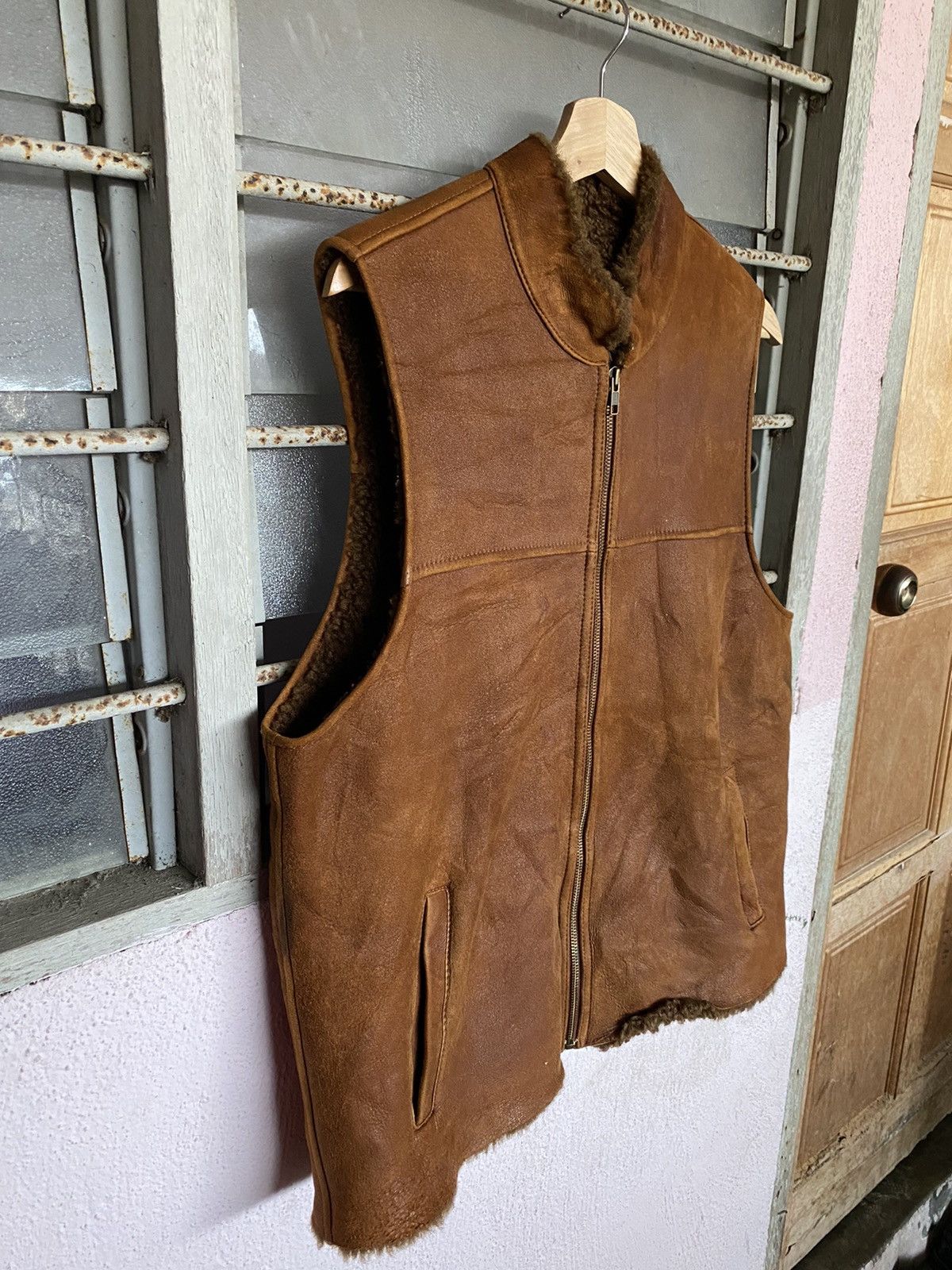 Leather Grevary Craft Uomo Collection Leather Vest Size US L / EU 52-54 / 3 - 4 Thumbnail