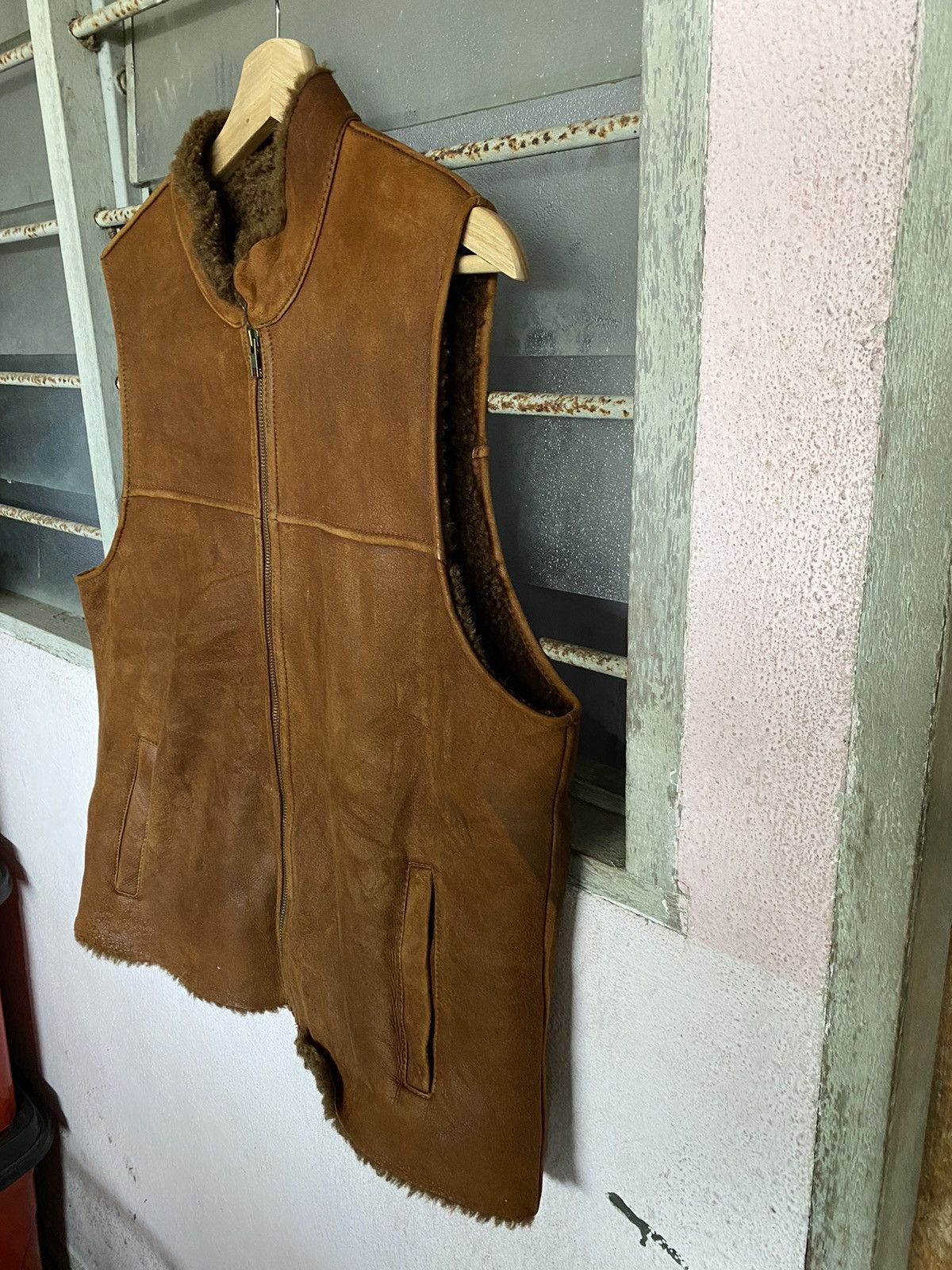 Leather Grevary Craft Uomo Collection Leather Vest Size US L / EU 52-54 / 3 - 3 Thumbnail