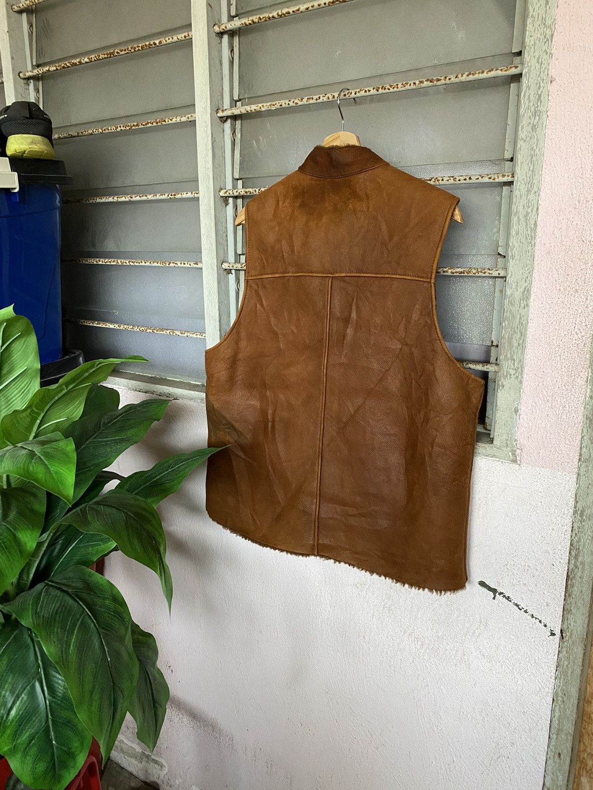 Leather Grevary Craft Uomo Collection Leather Vest Size US L / EU 52-54 / 3 - 2 Thumbnail