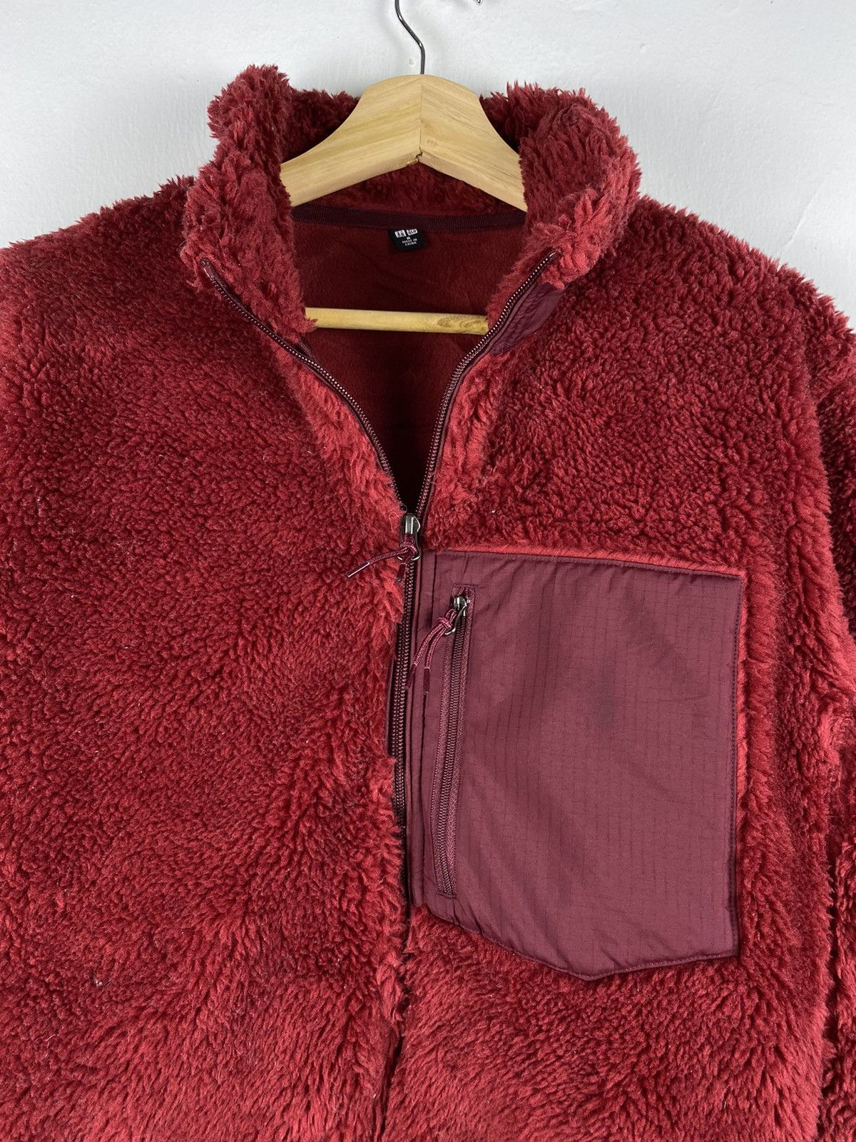 Japanese Brand OFFER 🔥 Vintage Uniqlo Sherpa Fleece Zip Up Jacket Size US M / EU 48-50 / 2 - 3 Thumbnail
