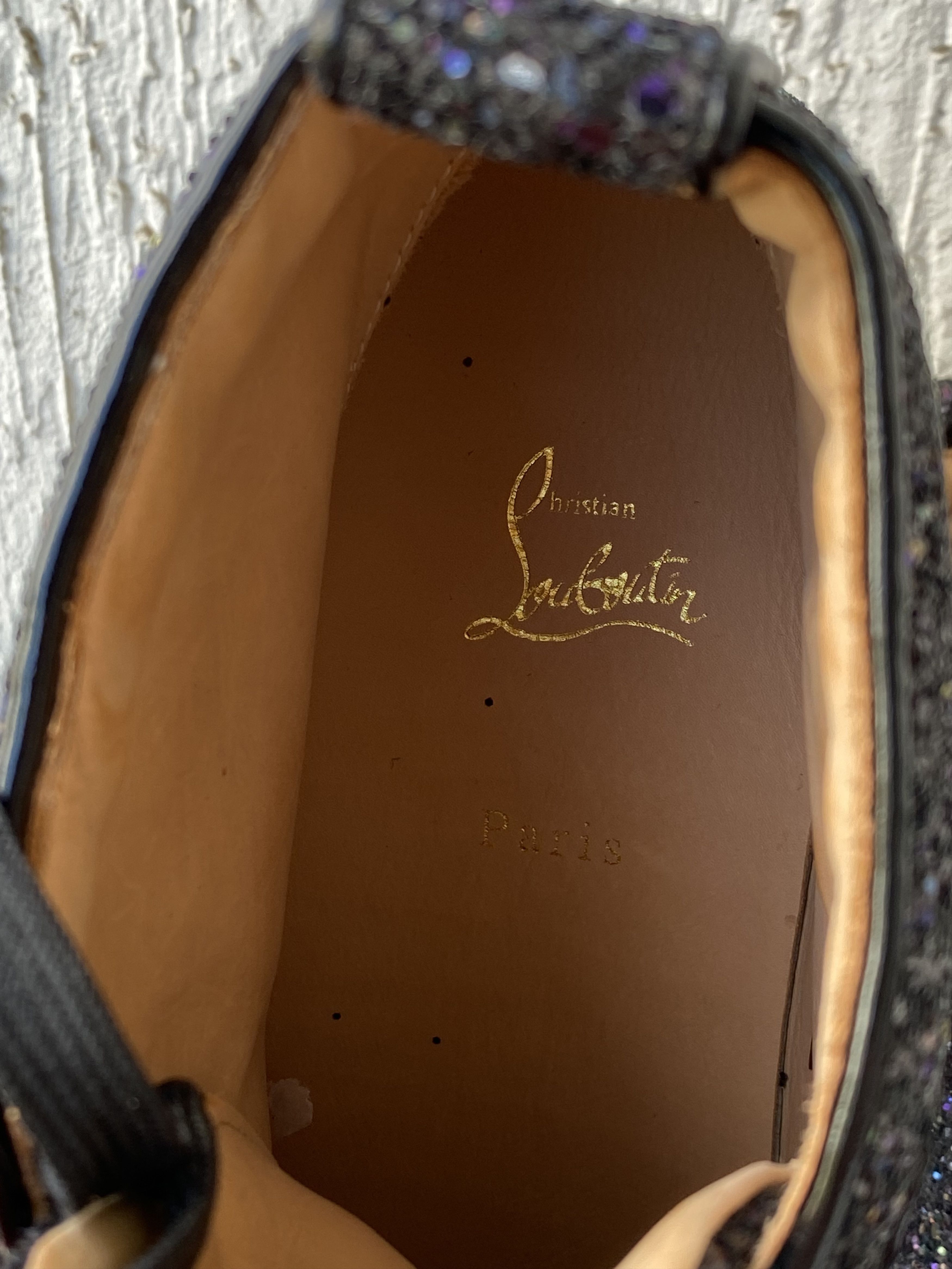 Christian Louboutin BNWOT Rantus Orlato Flat Glitter Size US 9.5 / EU 42-43 - 6 Thumbnail