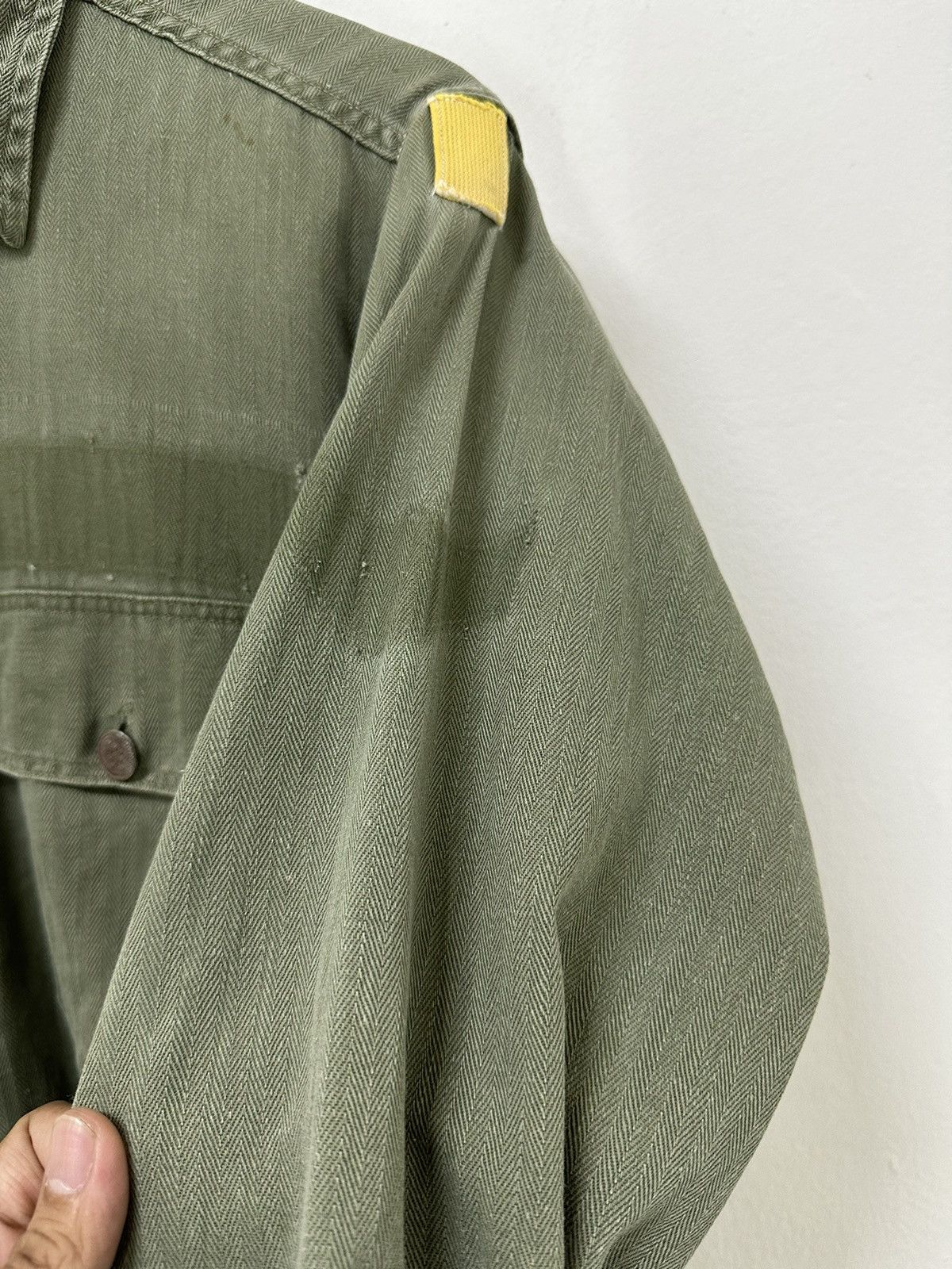 Vintage Vintage WW2 US Army HBT 13 Star Jacket Design Size US M / EU 48-50 / 2 - 5 Thumbnail