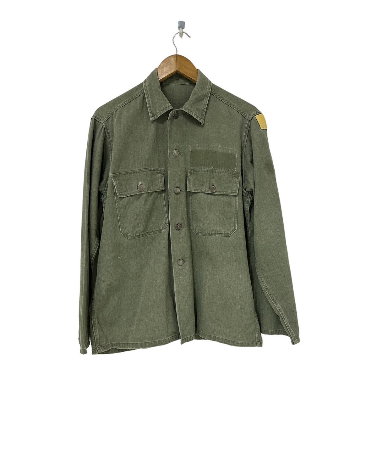 Vintage Vintage WW2 US Army HBT 13 Star Jacket Design Size US M / EU 48-50 / 2 - 1 Thumbnail