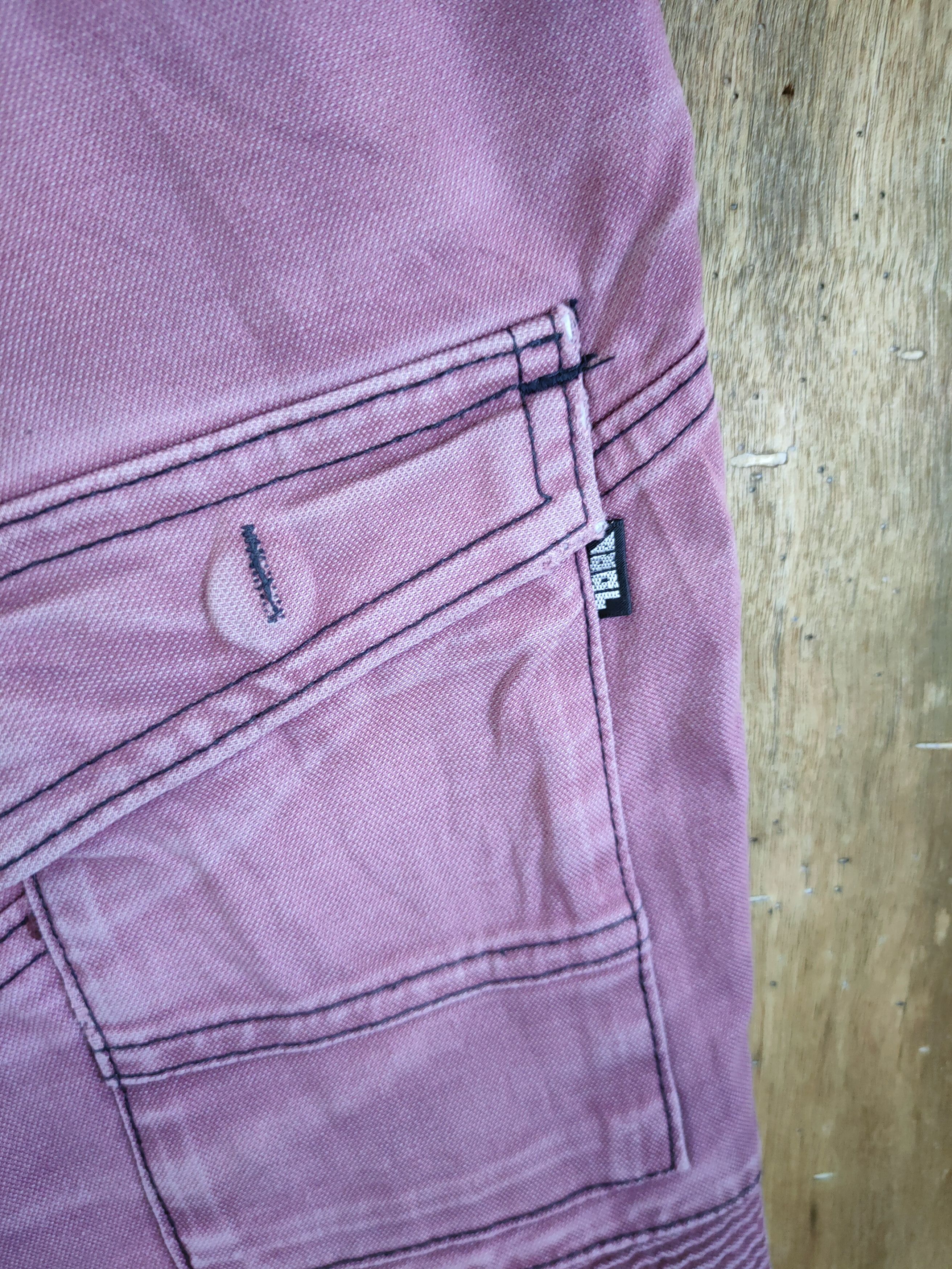Tora purple thrashed distressed faded Cargo pants #46-749