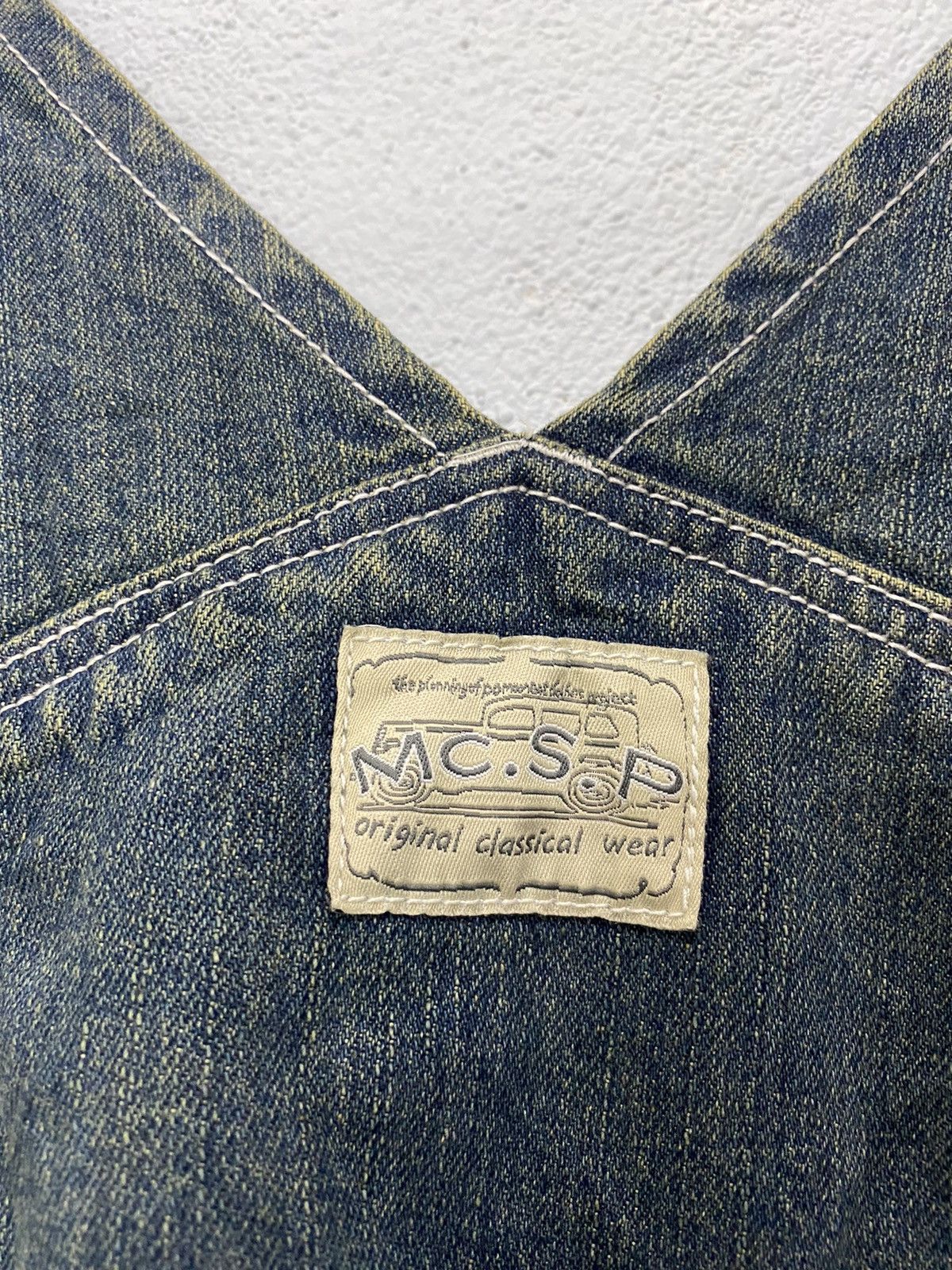 Japanese Brand × Vintage Vintage Denim Coverall Carpenter Workwear Japanese Brand Size US 43 - 15 Thumbnail