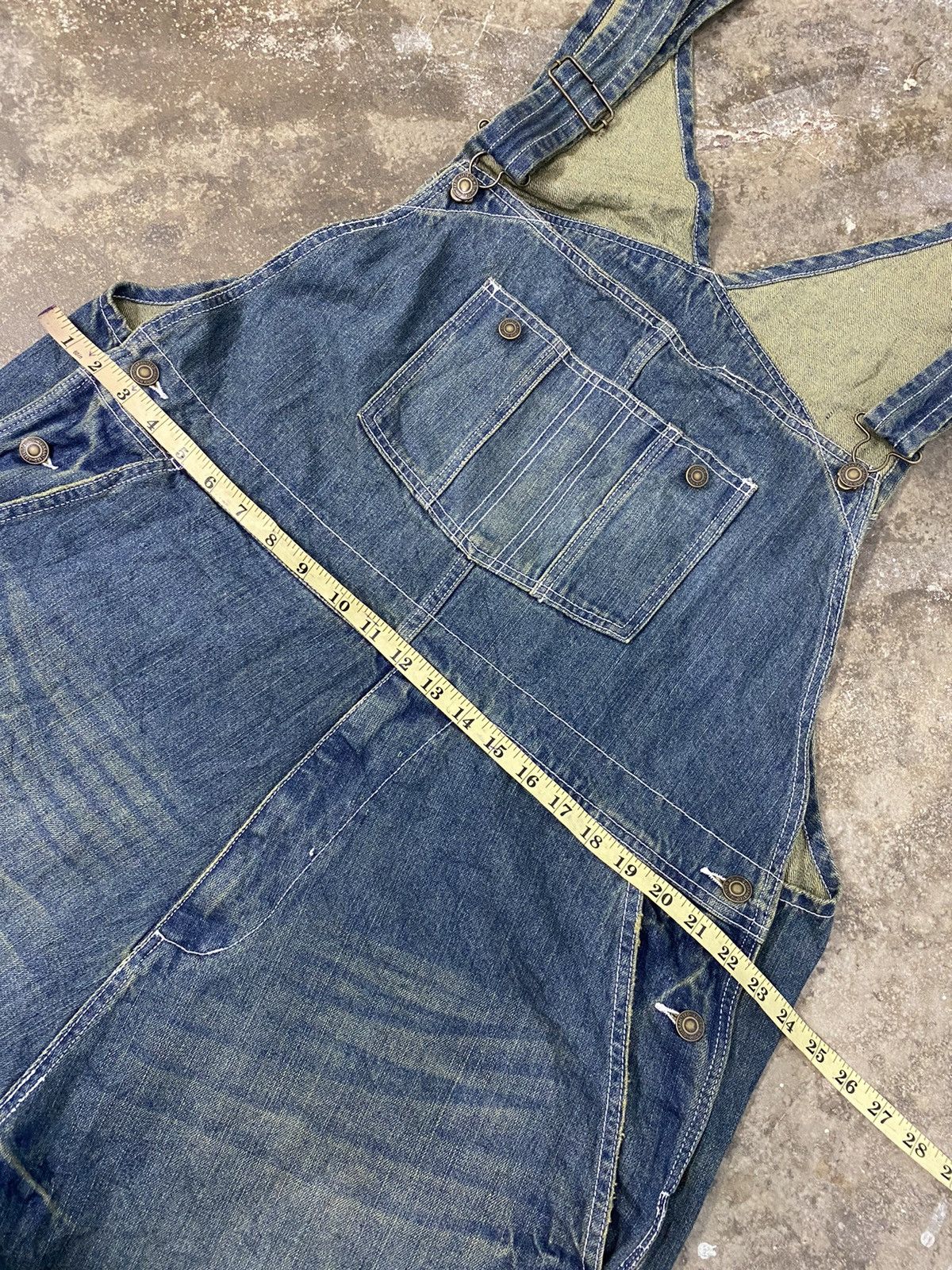 Japanese Brand × Vintage Vintage Denim Coverall Carpenter Workwear Japanese Brand Size US 43 - 19 Thumbnail