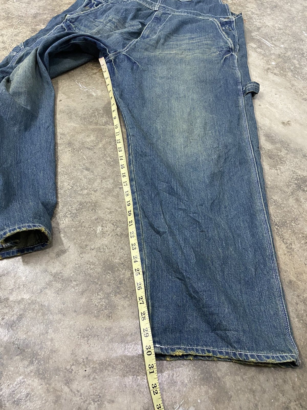 Japanese Brand × Vintage Vintage Denim Coverall Carpenter Workwear Japanese Brand Size US 43 - 25 Thumbnail